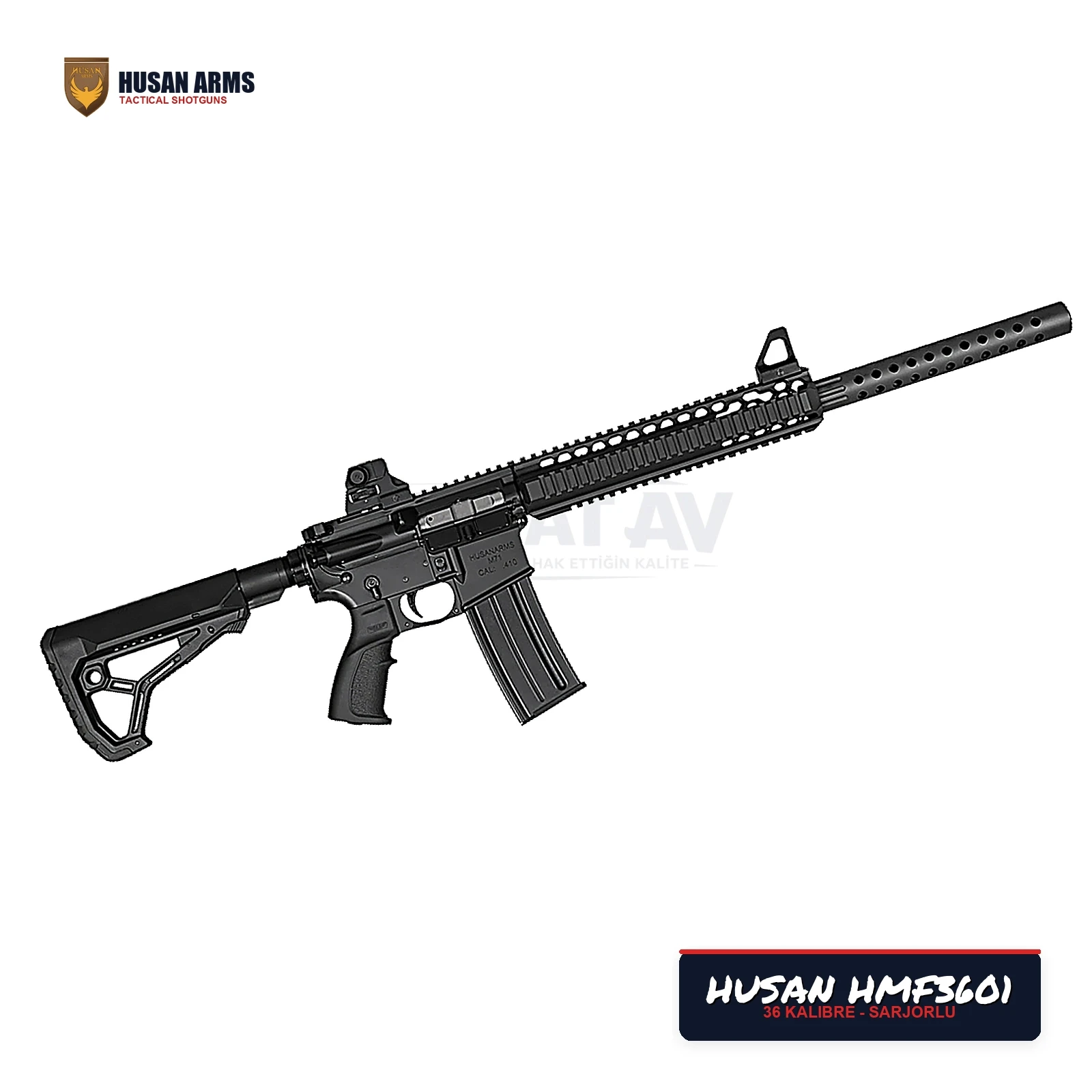 Husan Arms HMF3601 Metal Force 36 Kalibre (.410) Şarjörlü Av Tüfeği