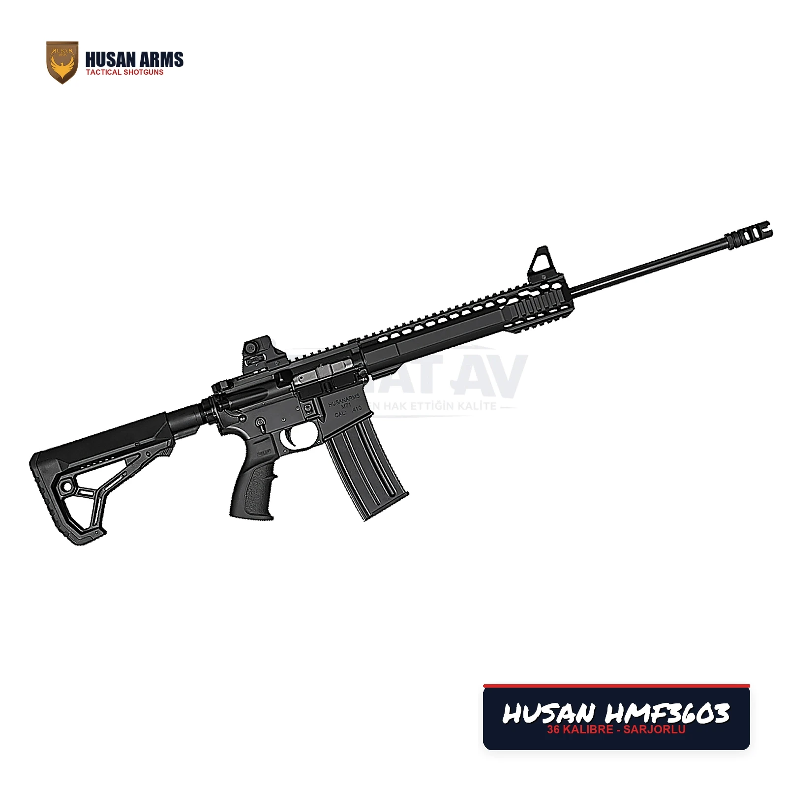Husan Arms HMF3603 Metal Force 36 Kalibre (.410) Şarjörlü Av Tüfeği