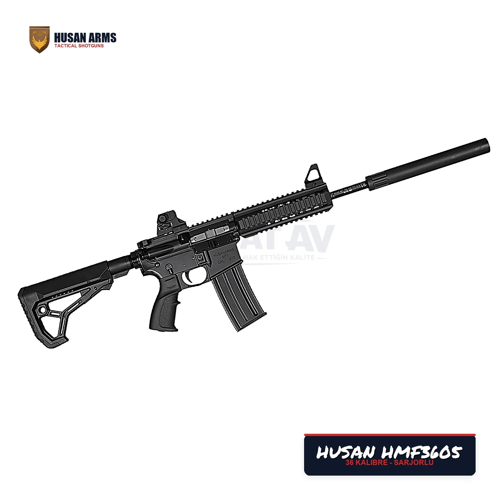 Husan Arms HMF3605 Metal Force 36 Kalibre (.410) Şarjörlü Av Tüfeği