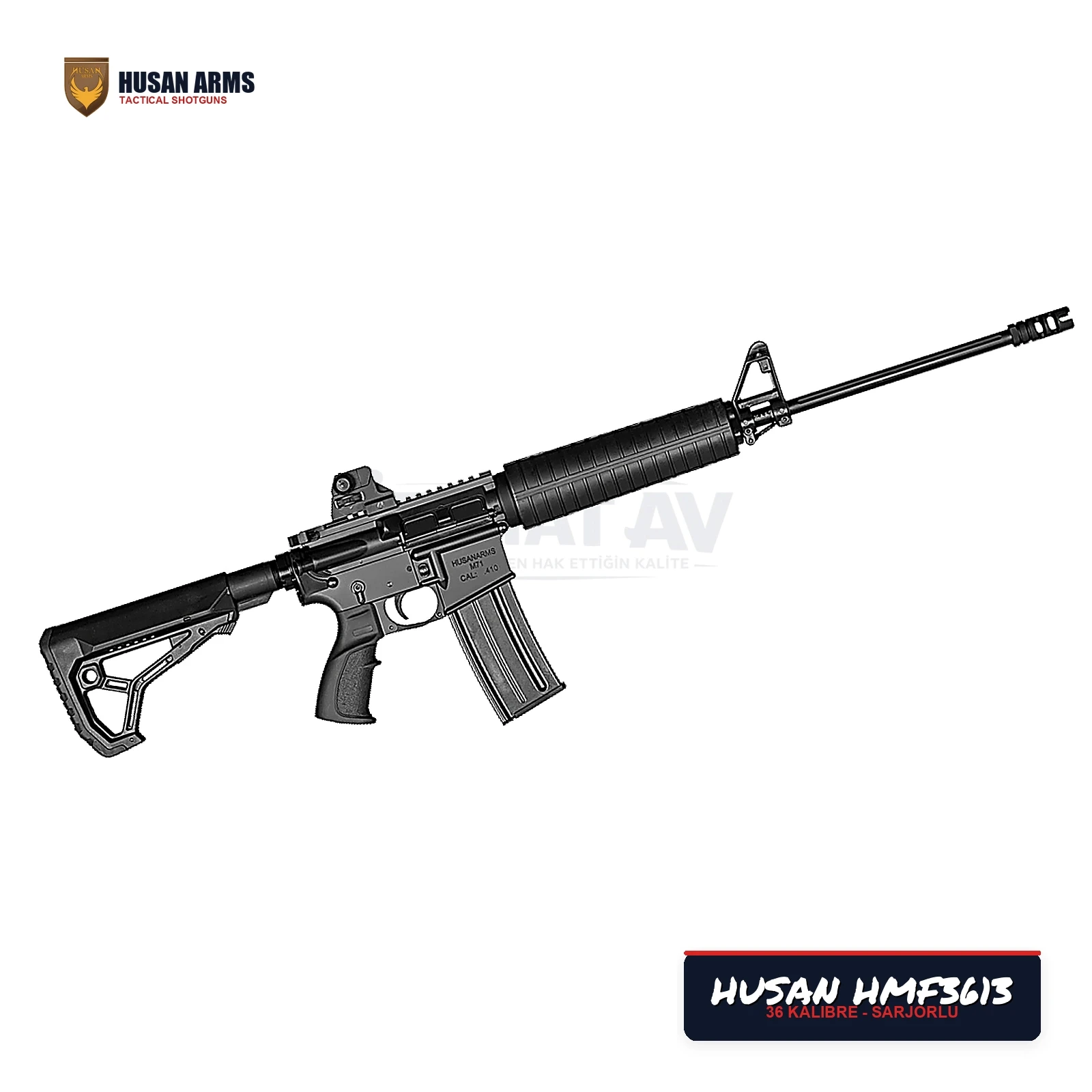 Husan Arms HMF3613 Metal Force 36 Kalibre (.410) Şarjörlü Av Tüfeği