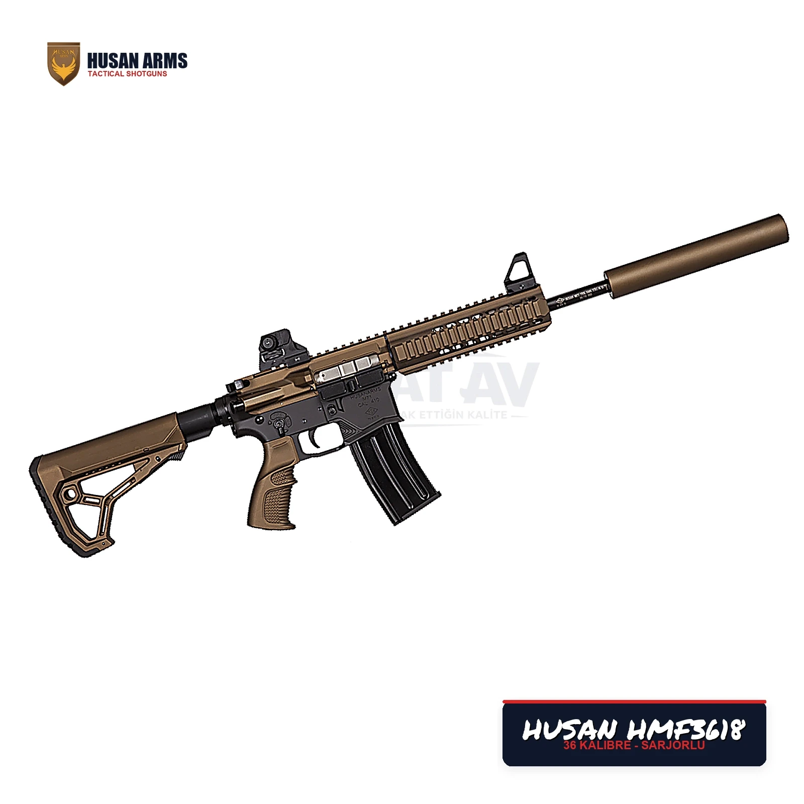 Husan Arms HMF3618 Metal Force 36 Kalibre (.410) Şarjörlü Av Tüfeği