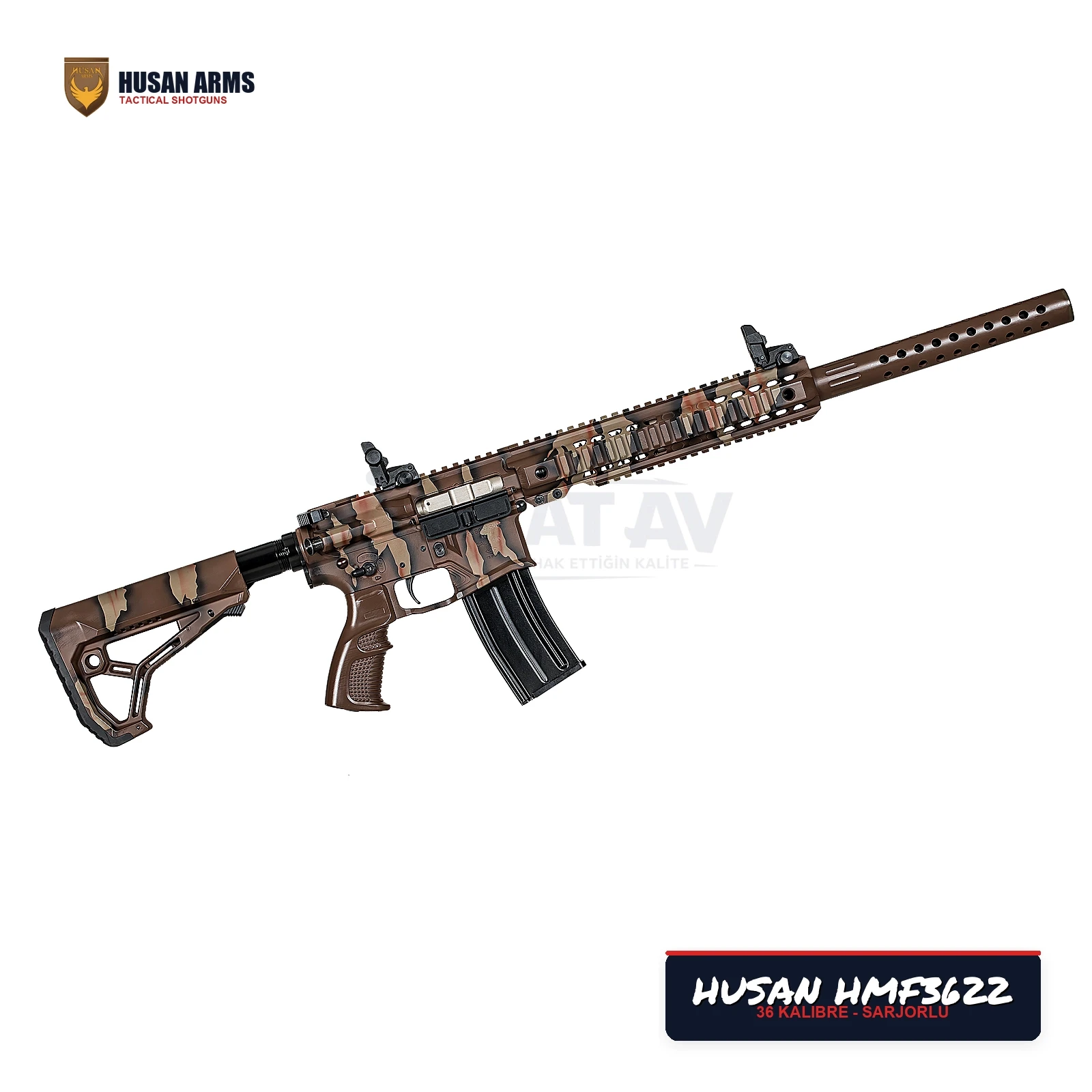 Husan Arms HMF3622 Metal Force 36 Kalibre (.410) Şarjörlü Av Tüfeği