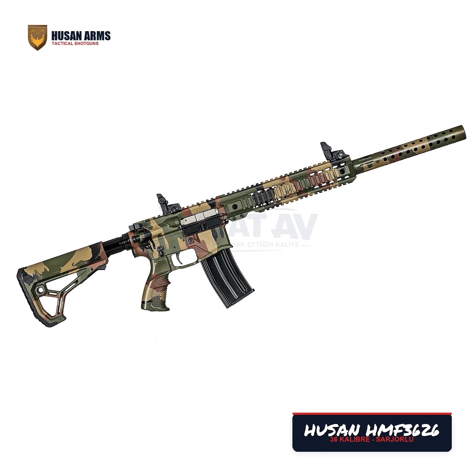 Husan Arms HMF3626 Metal Force 36 Kalibre (.410) Şarjörlü Av Tüfeği