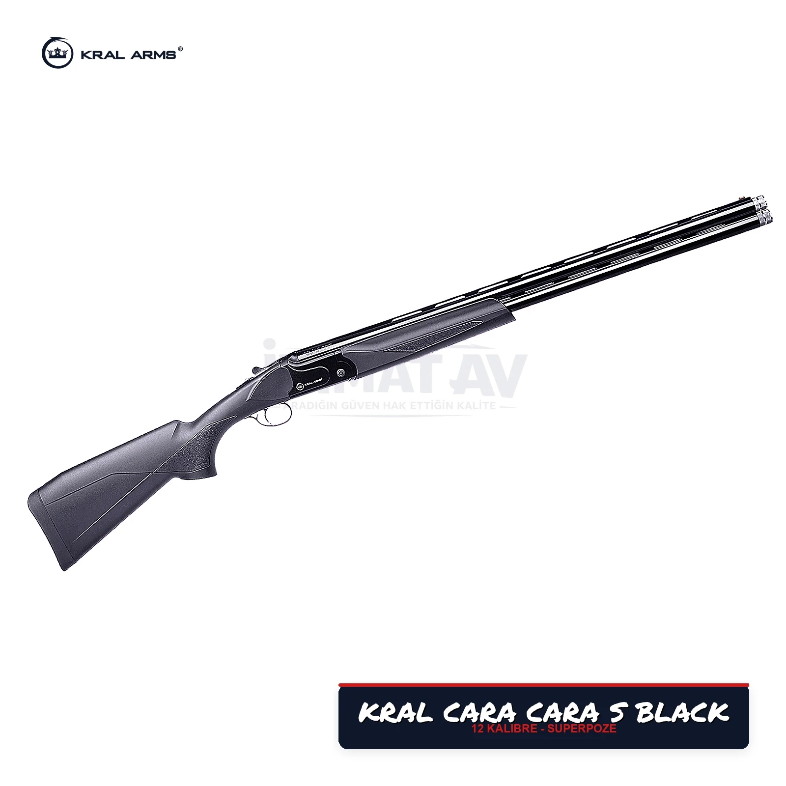 Kral Arms Cara Cara S Black Süperpoze Av Tüfeği