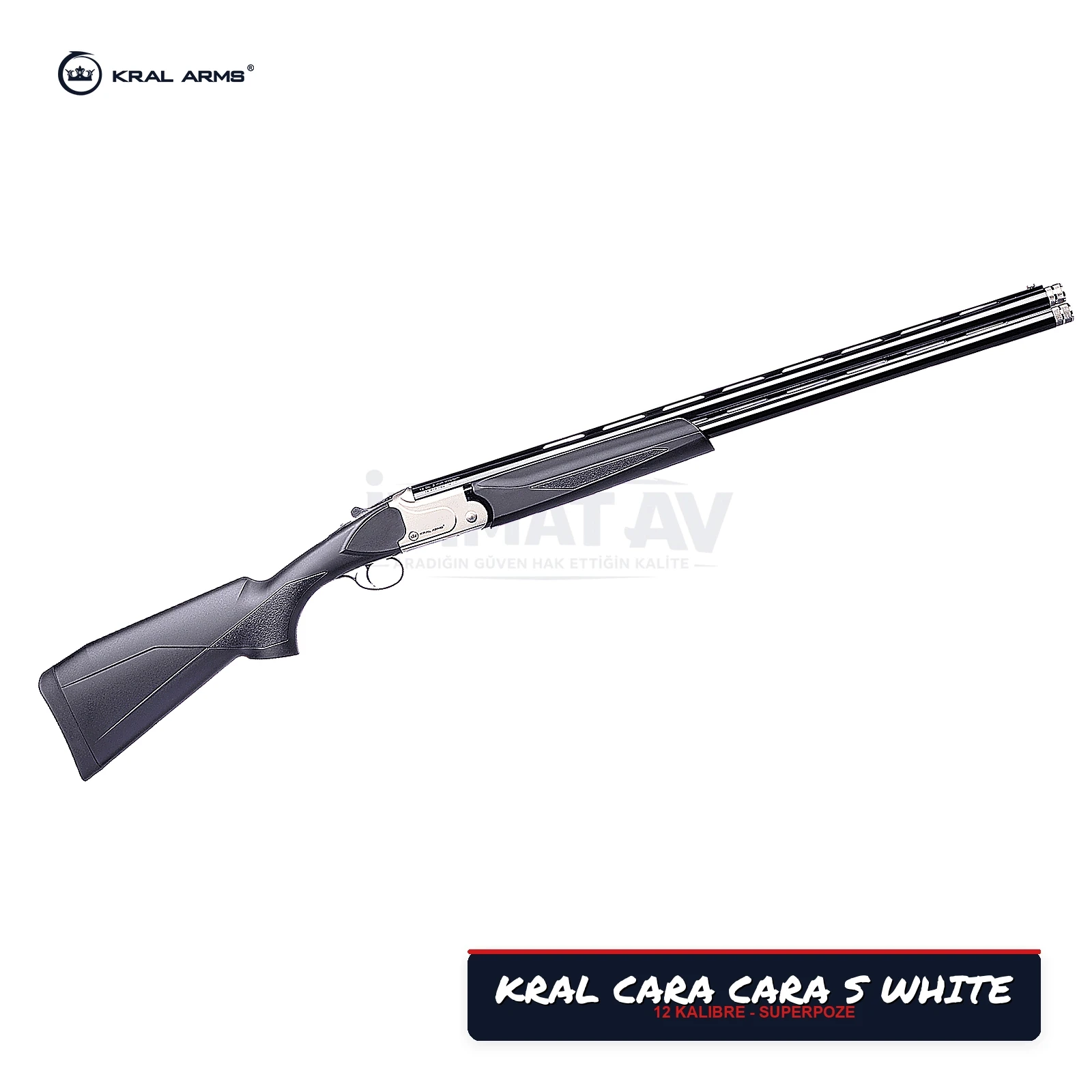Kral Arms Cara Cara S White Süperpoze Av Tüfeği