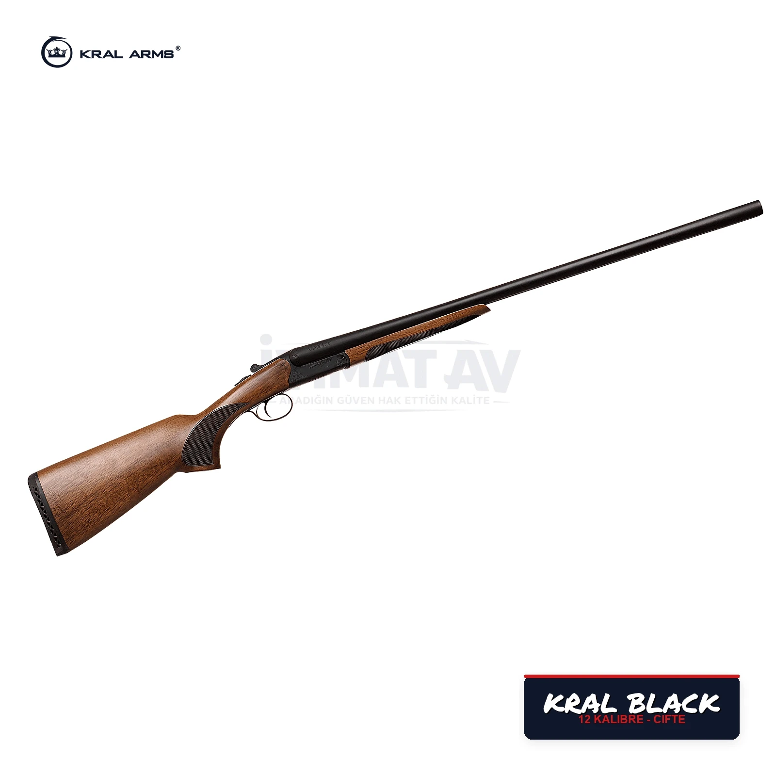 Kral Arms Black Çi̇fte Av Tüfeği