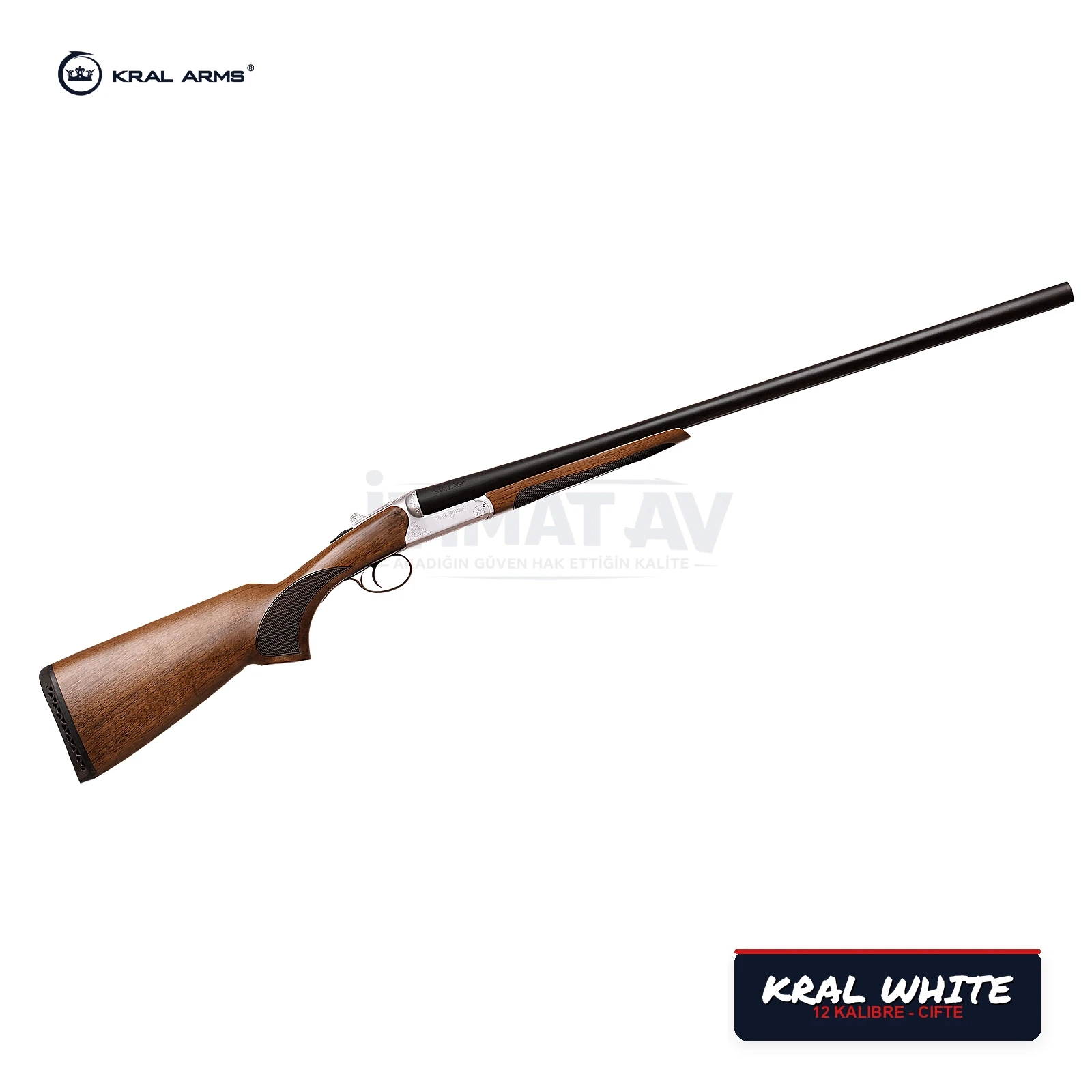 Kral Arms White Çi̇fte Av Tüfeği