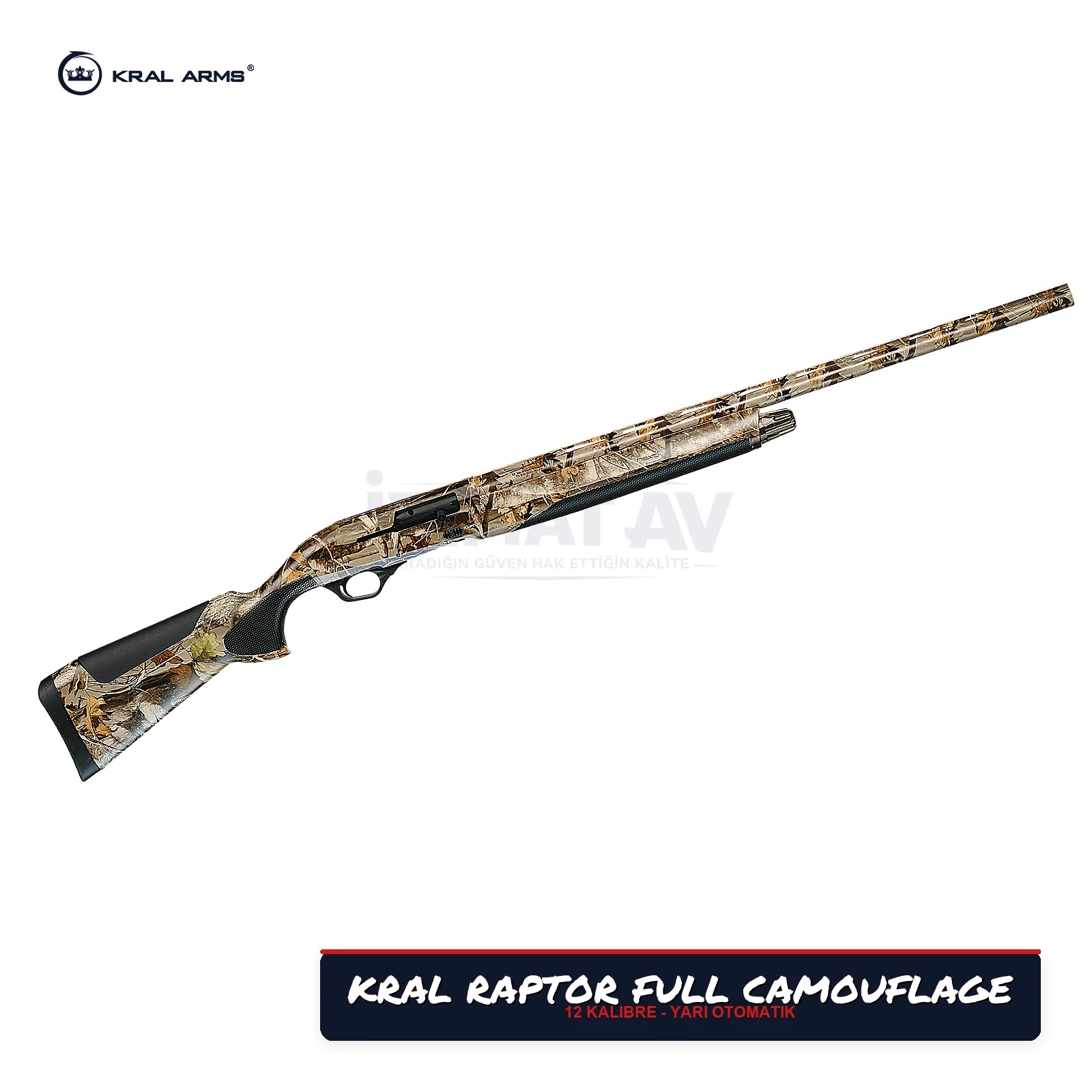 Kral Arms Raptor Full Camouflage Yari Otomati̇k Av Tüfeği