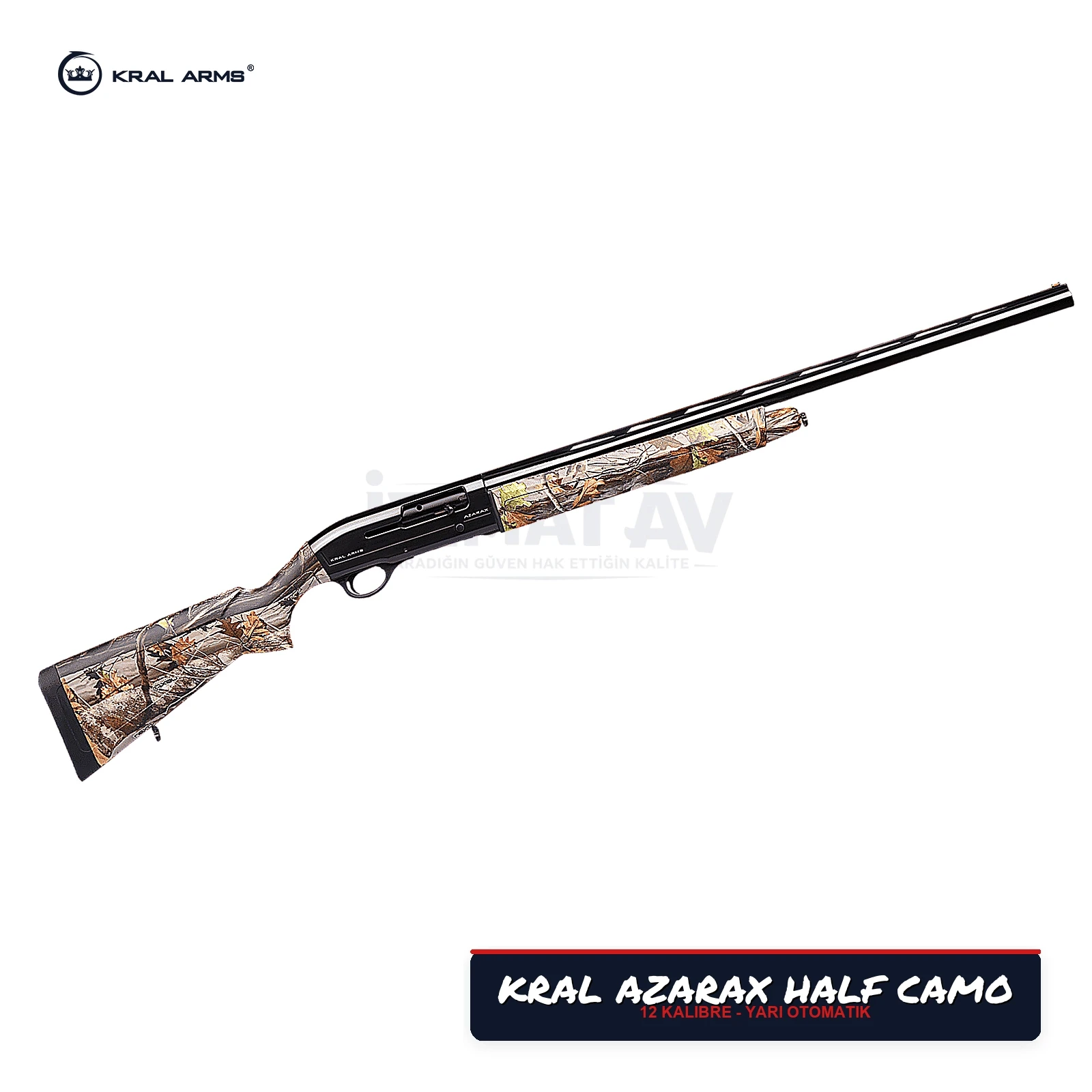 Kral Arms Azarax Half Camo Yari Otomati̇k Av Tüfeği