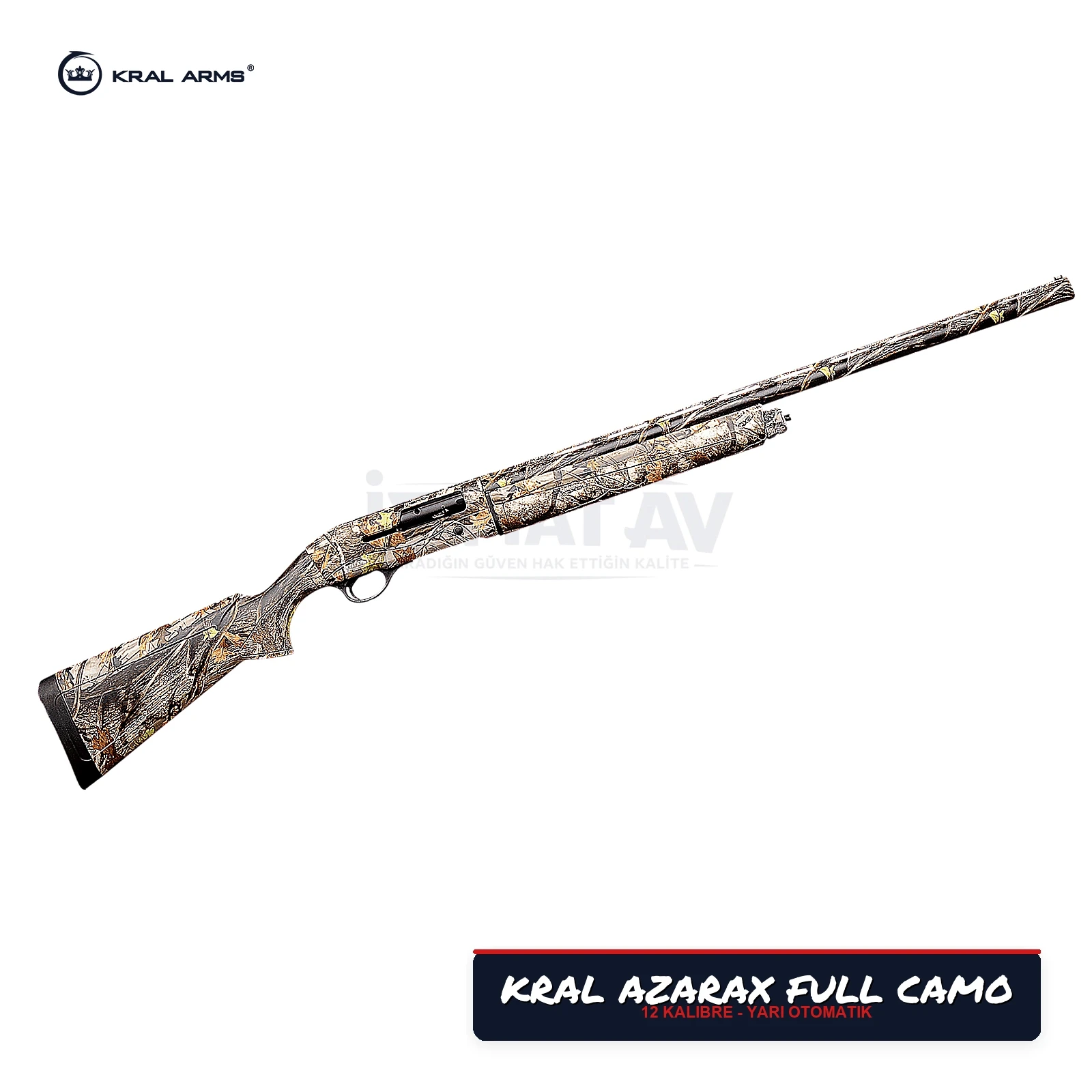 Kral Arms Azarax Full Camo Yari Otomati̇k Av Tüfeği