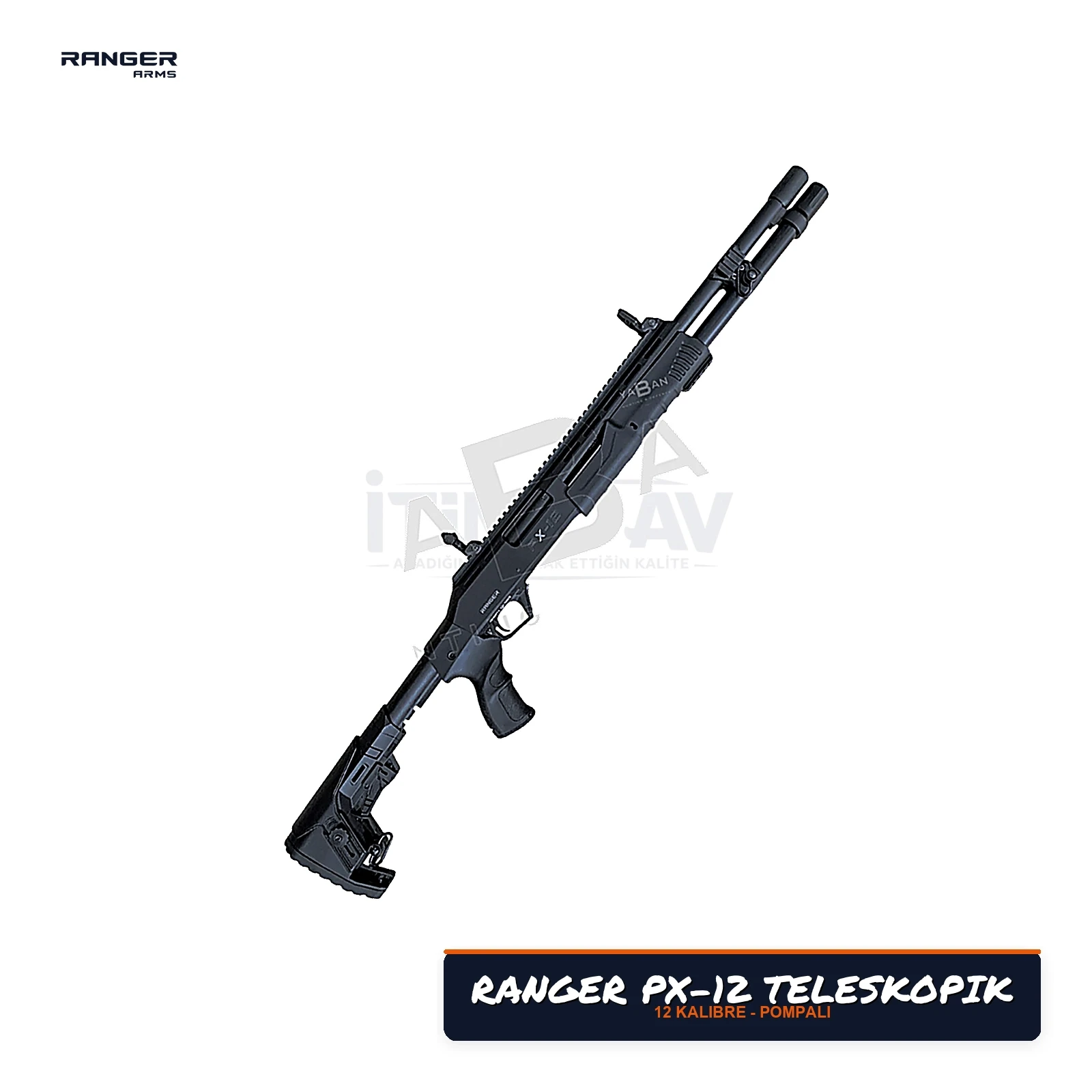 Ranger PX-12 Tactical Teleskopik Dipçik Pompalı Av Tüfeği