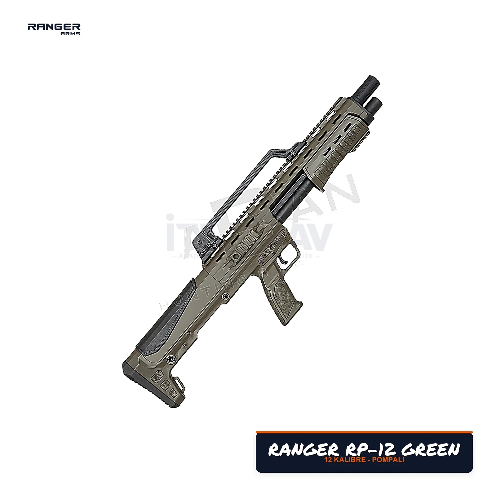 Ranger RP-12 Yeşil Sentetik Pompalı Av Tüfeği