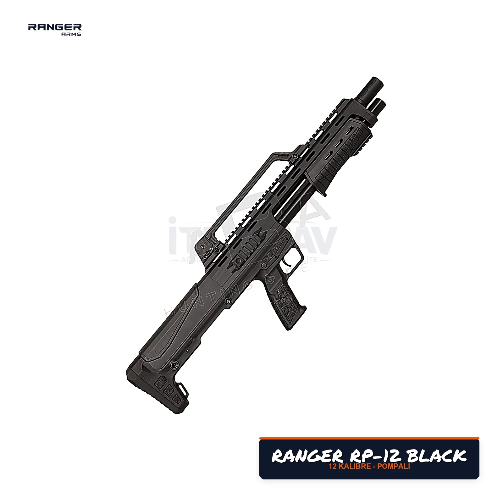 Ranger RP-12 Mat Siyah Pompalı Av Tüfeği