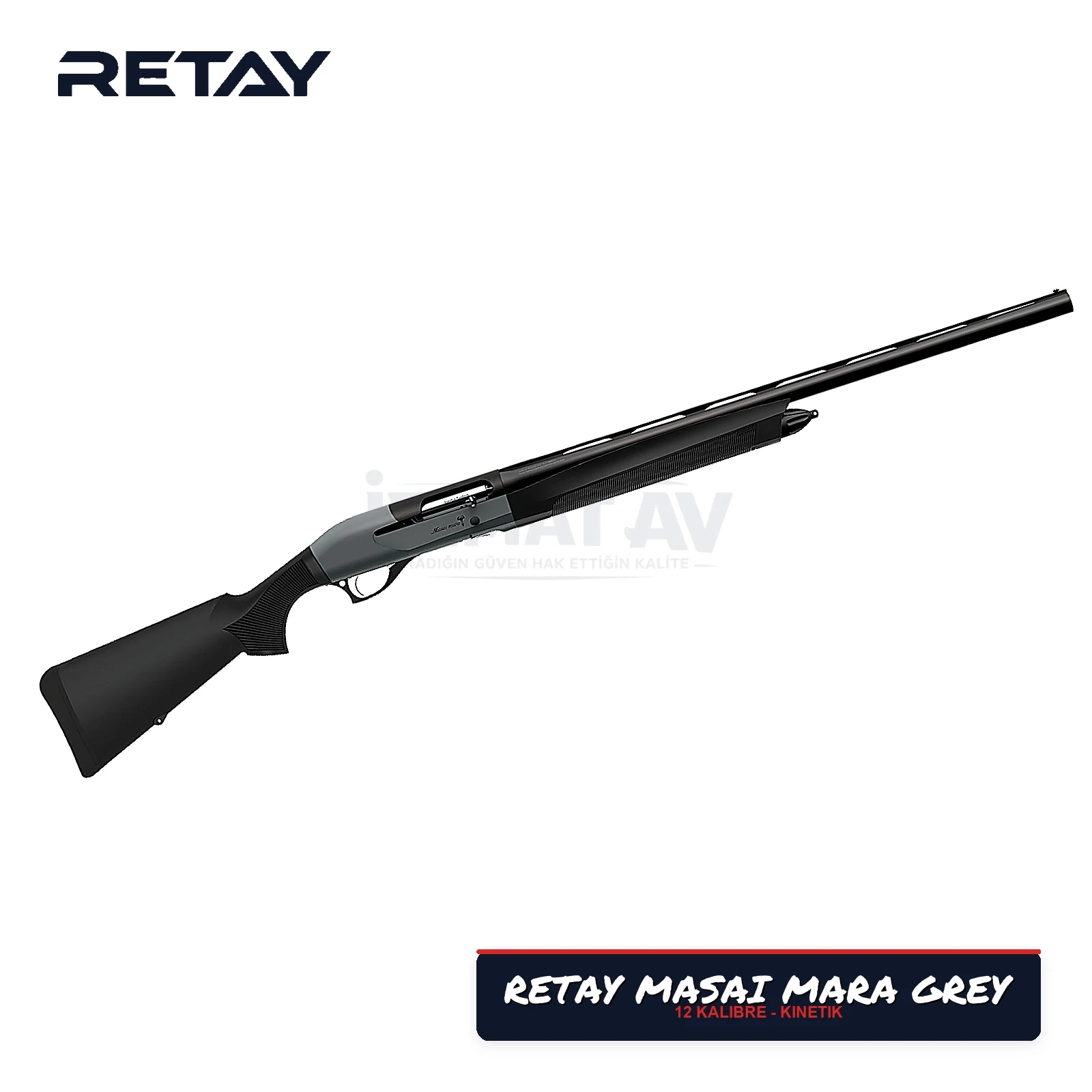 Retay Masai Mara Grey Light 12 Kalibre Kinetik Yarı Otomatik Av Tüfeği