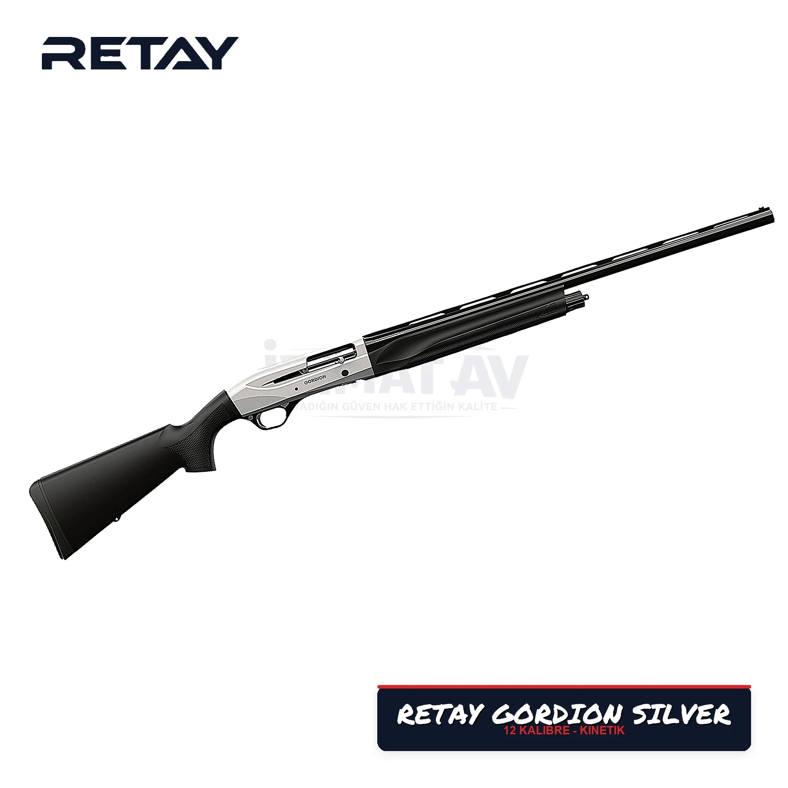 Retay Gordion Silver 12 Kalibre Kinetik Yarı Otomatik Av Tüfeği