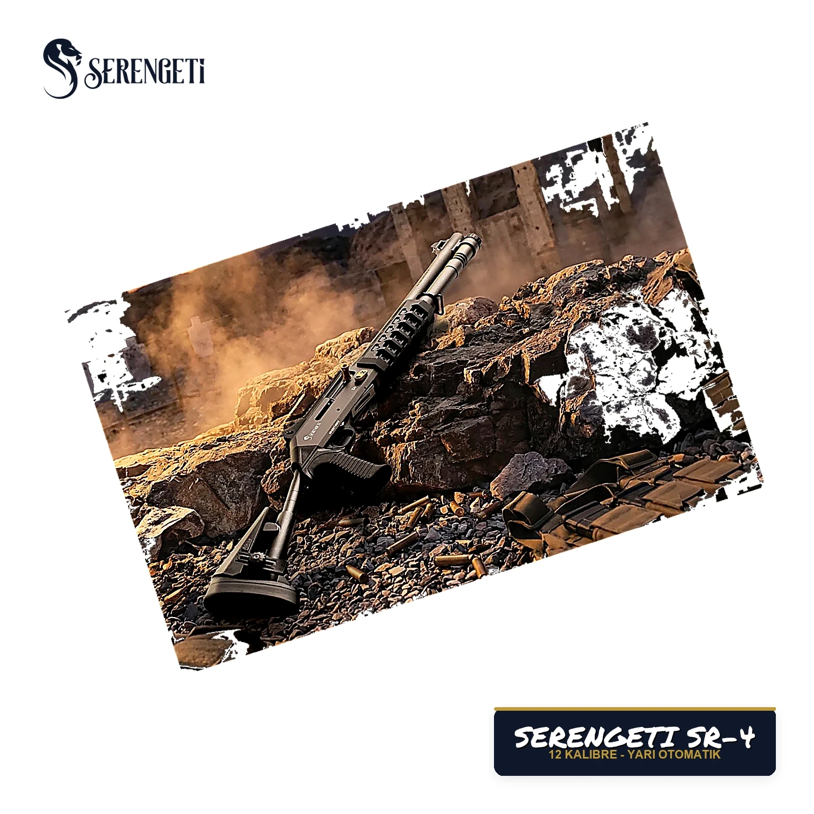 Serengeti SR-4 Gazlı Yarı Otomatik Av Tüfeği