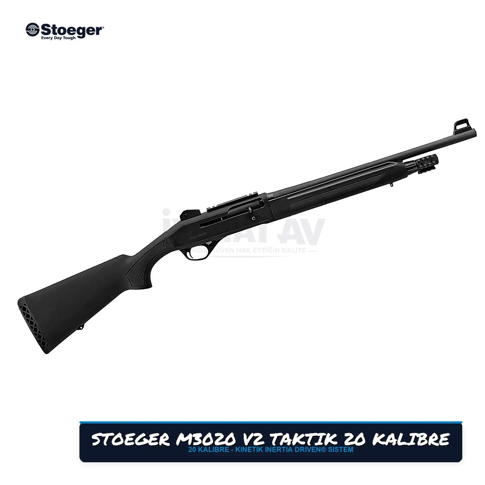 Stoeger M3020 V2 Taktik 20 Kalibre Yarı Otomatik Av Tüfeği