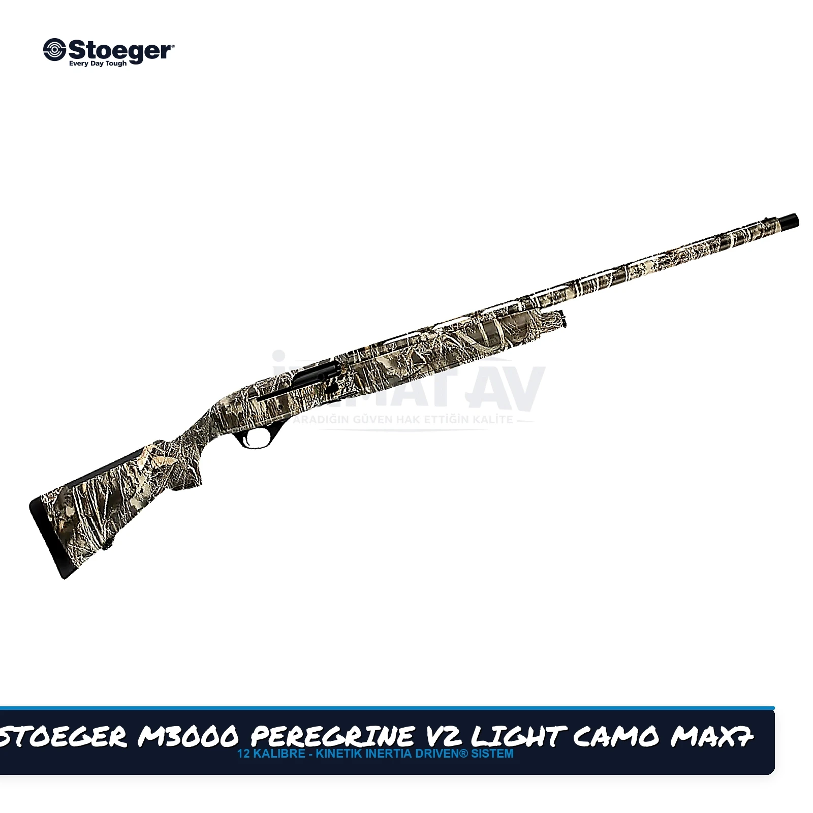 Stoeger M3000 Peregrine V2 Light Camo Max7 Yarı Otomatik Av Tüfeği