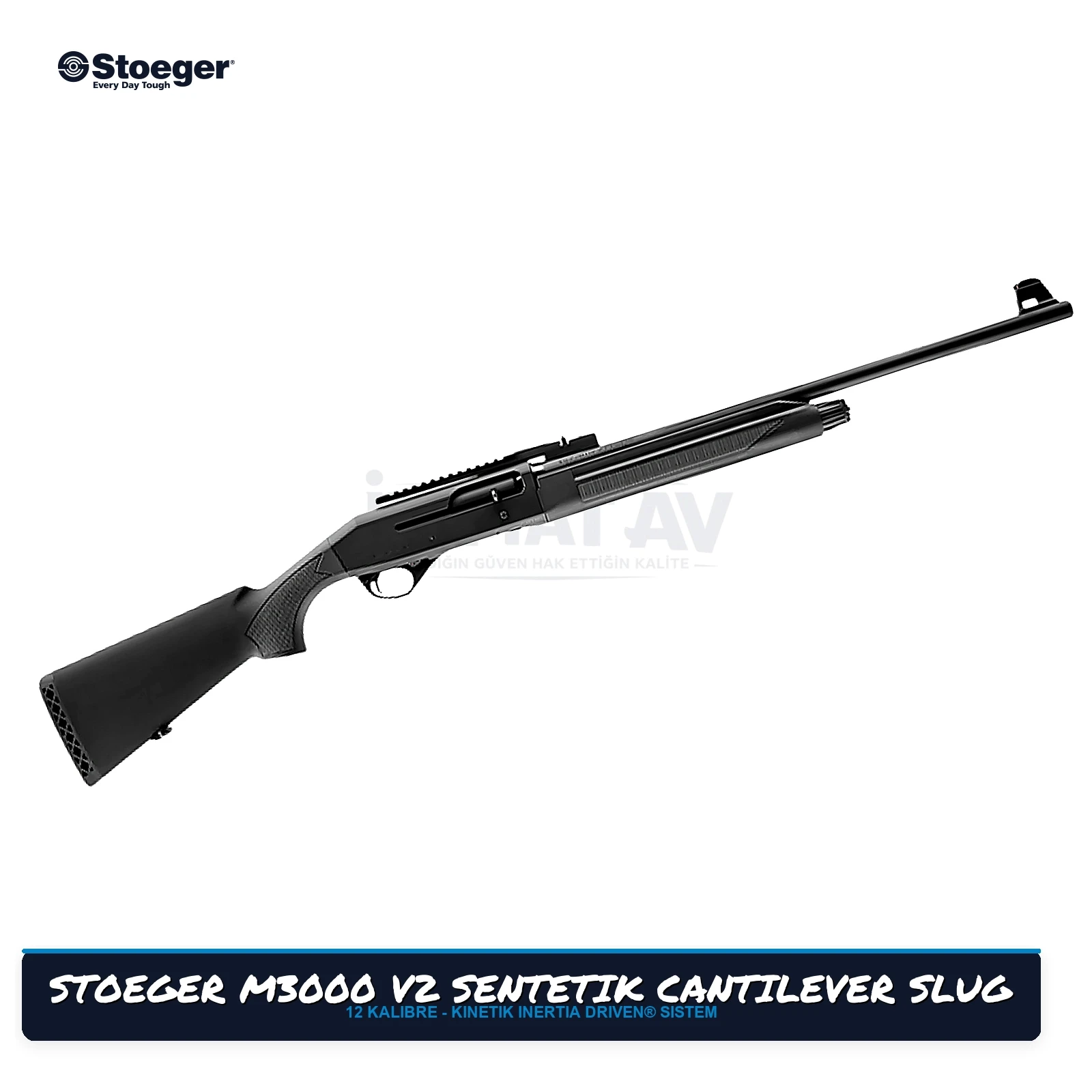 Stoeger M3000 V2 Sentetik Cantilever Slug Yarı Otomatik Av Tüfeği