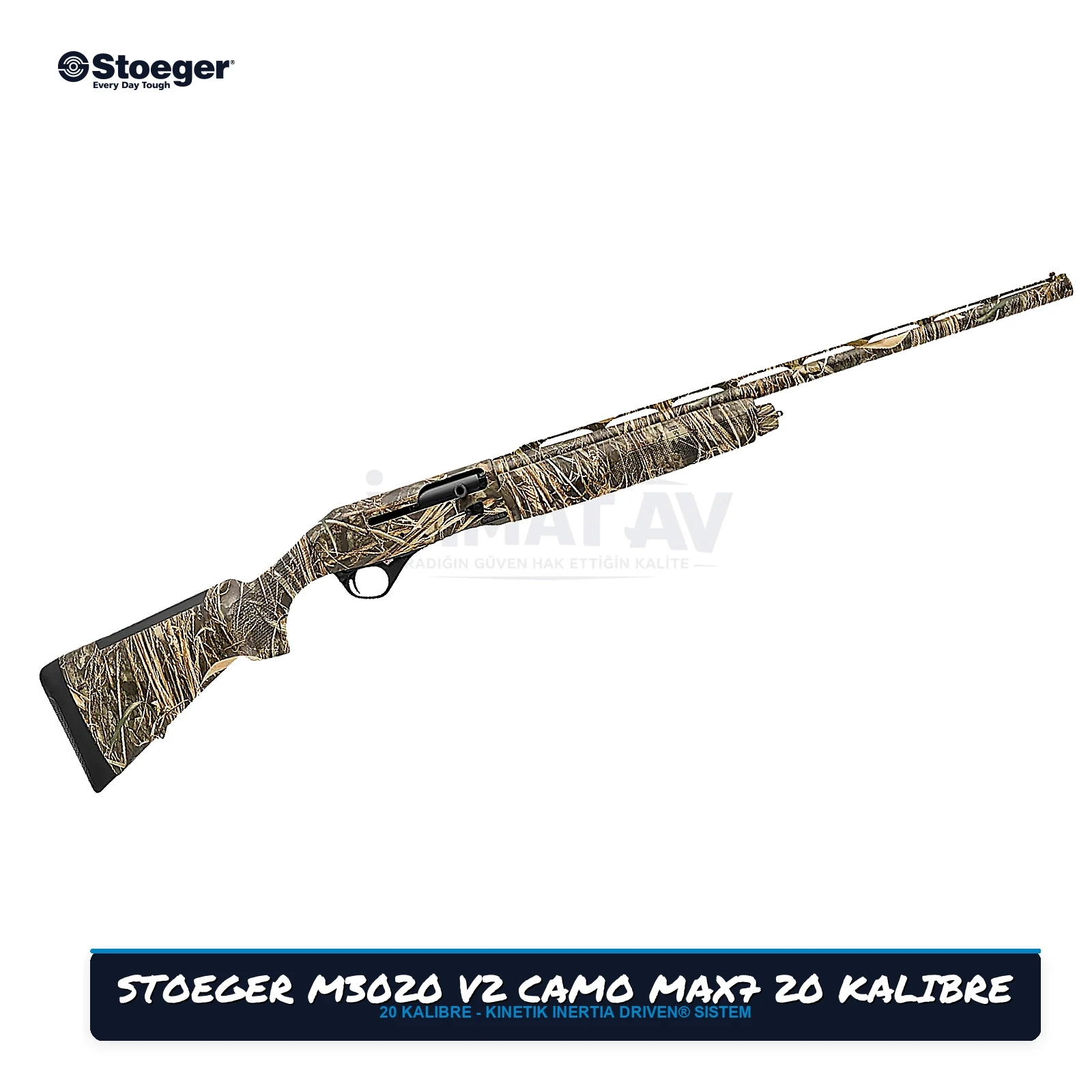 Stoeger M3020 V2 Camo Max7 20 Kalibre Yarı Otomatik Av Tüfeği