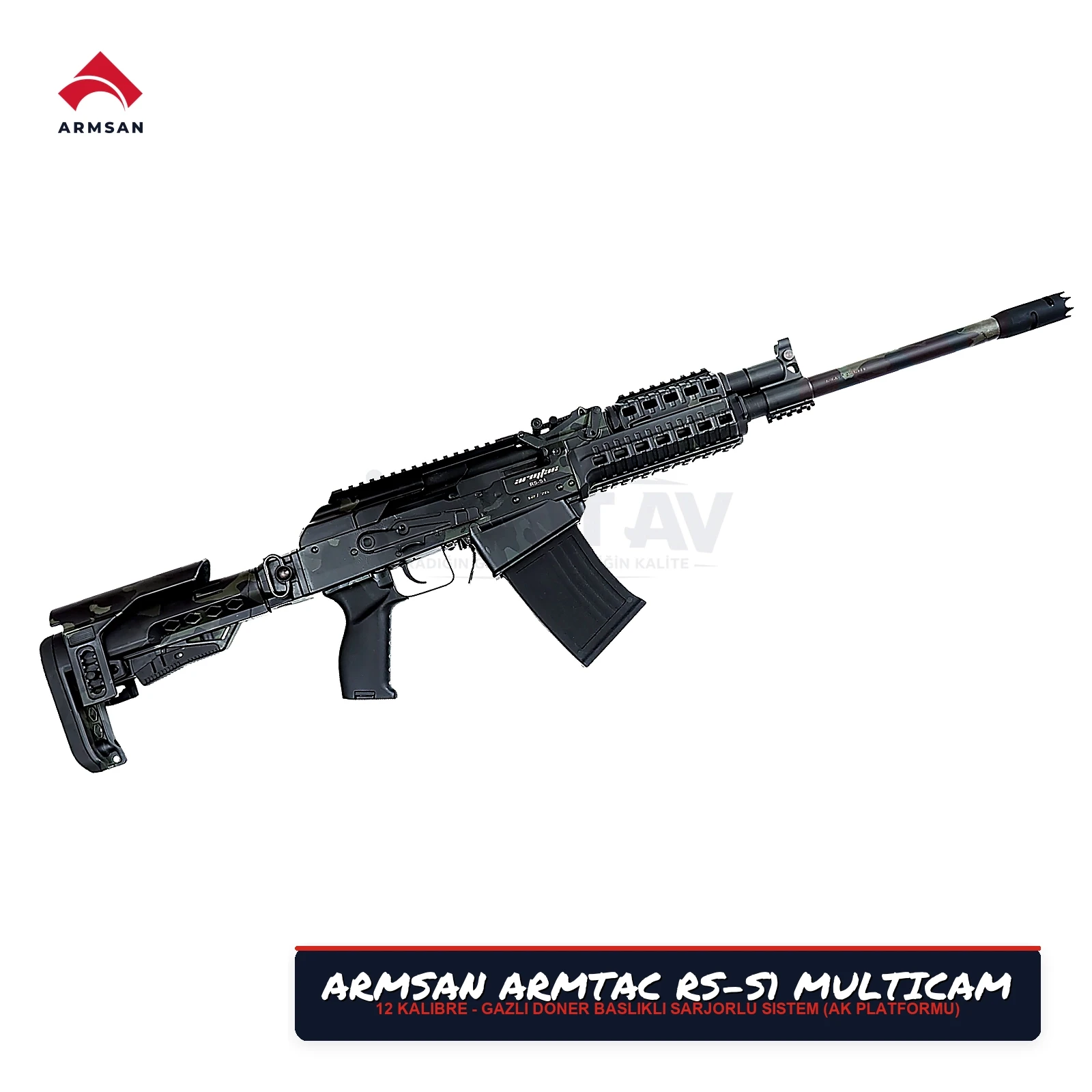 Armsan Armtac RS-S1 Multicam Şarjörlü Av Tüfeği