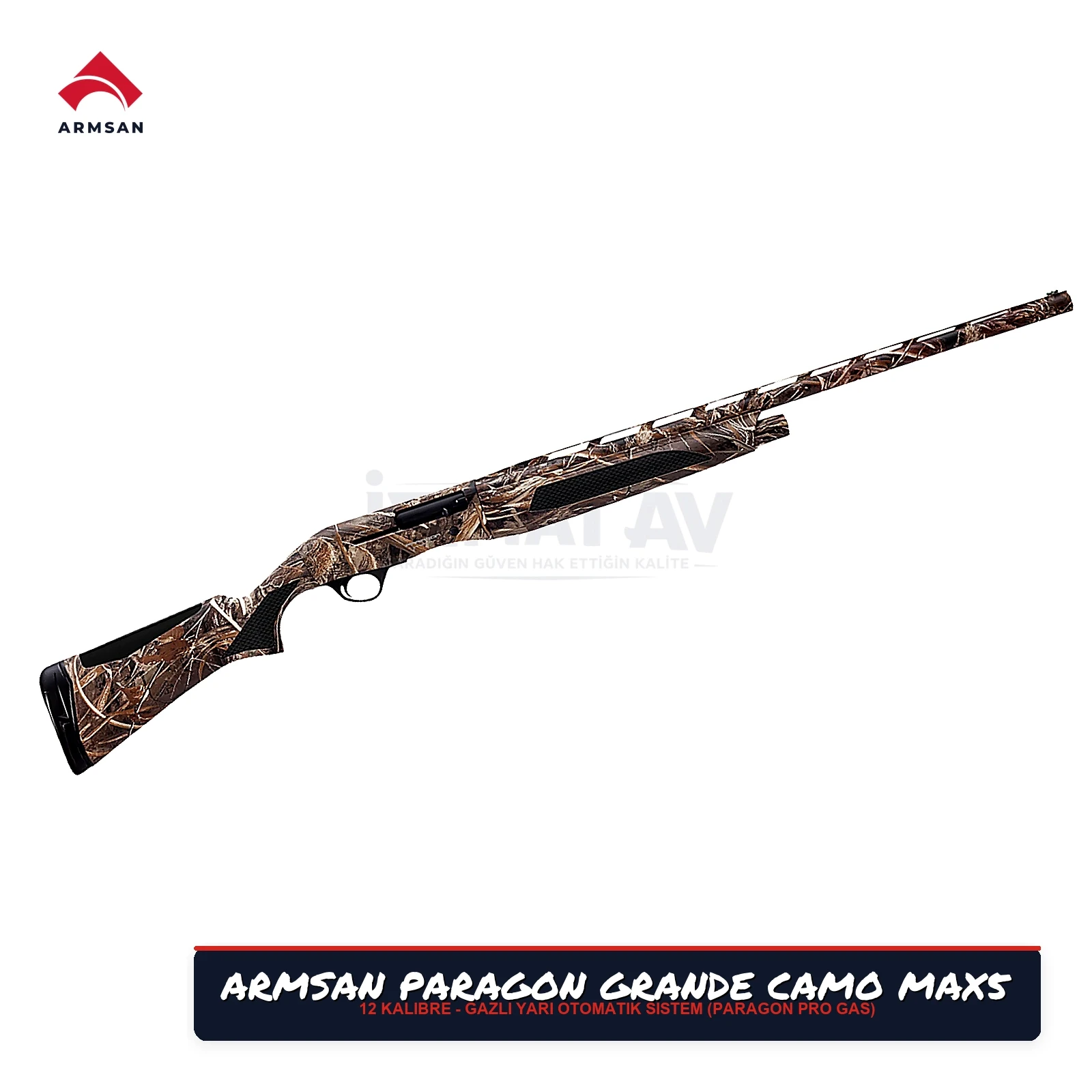 Armsan Paragon Grande Camo Max5 Yarı Otomatik Av Tüfeği