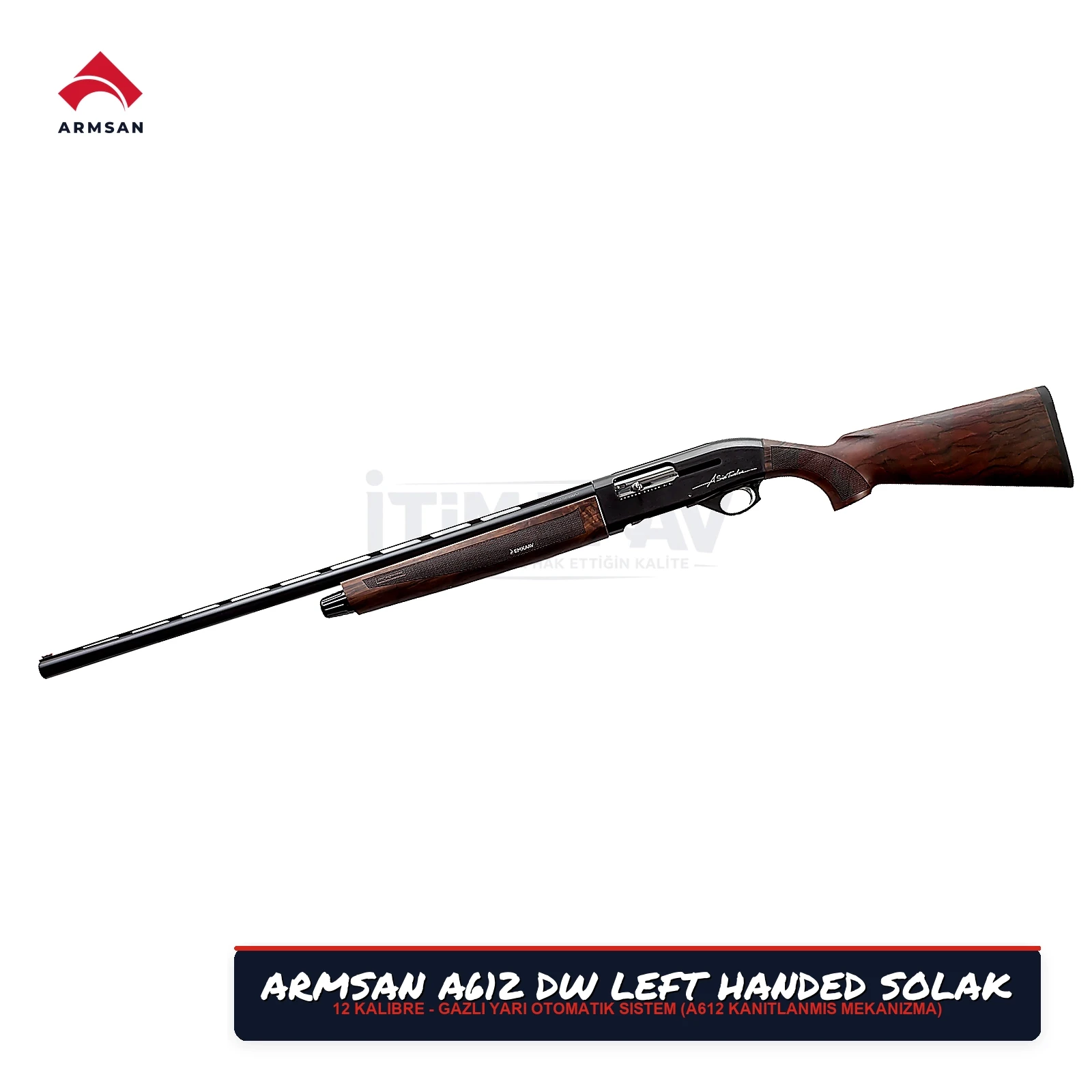 Armsan A612 DW Left Handed Solak Yarı Otomatik Av Tüfeği