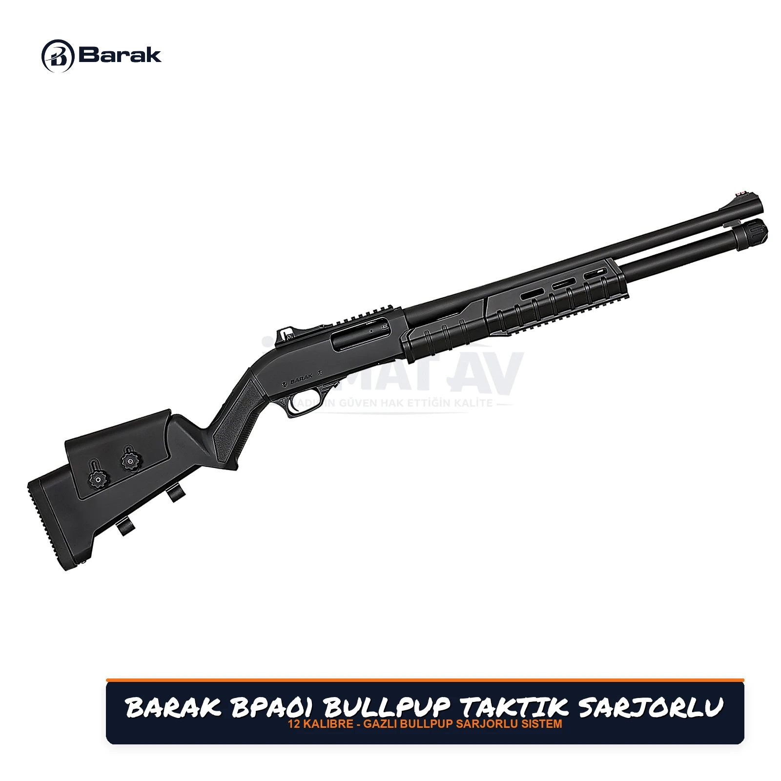 Barak BPA01 Bullpup Taktik Şarjörlü Av Tüfeği