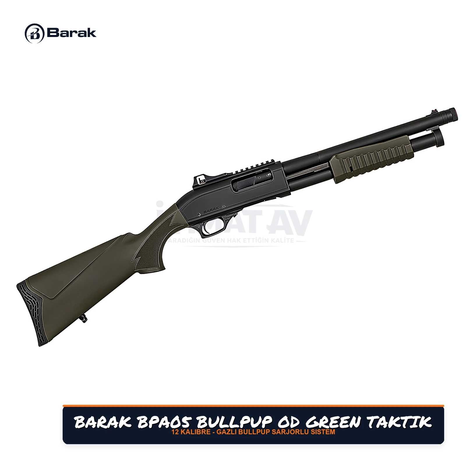 Barak BPA05 Bullpup OD Green Taktik Av Tüfeği