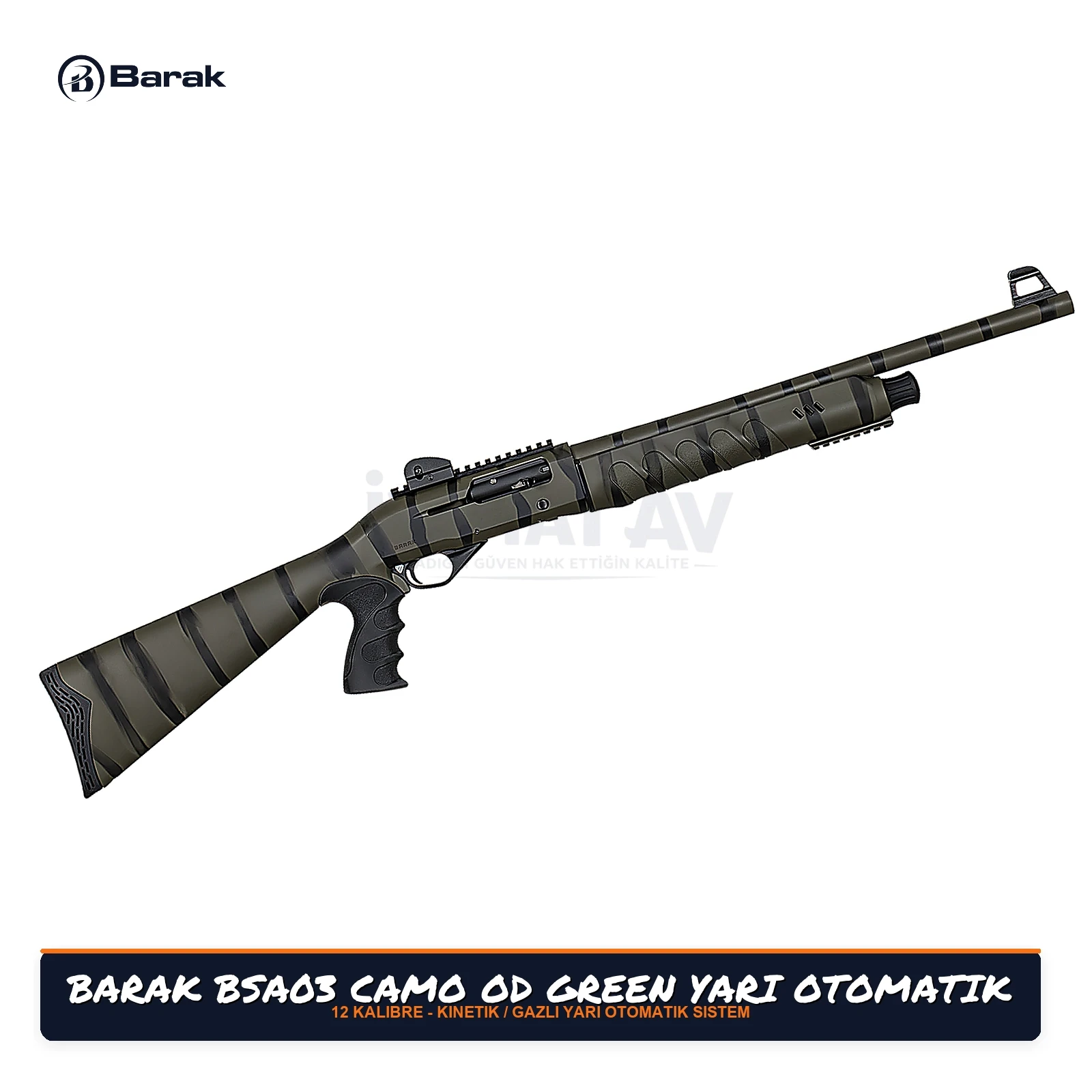 Barak BSA03 Camo OD Green Yarı Otomatik Av Tüfeği