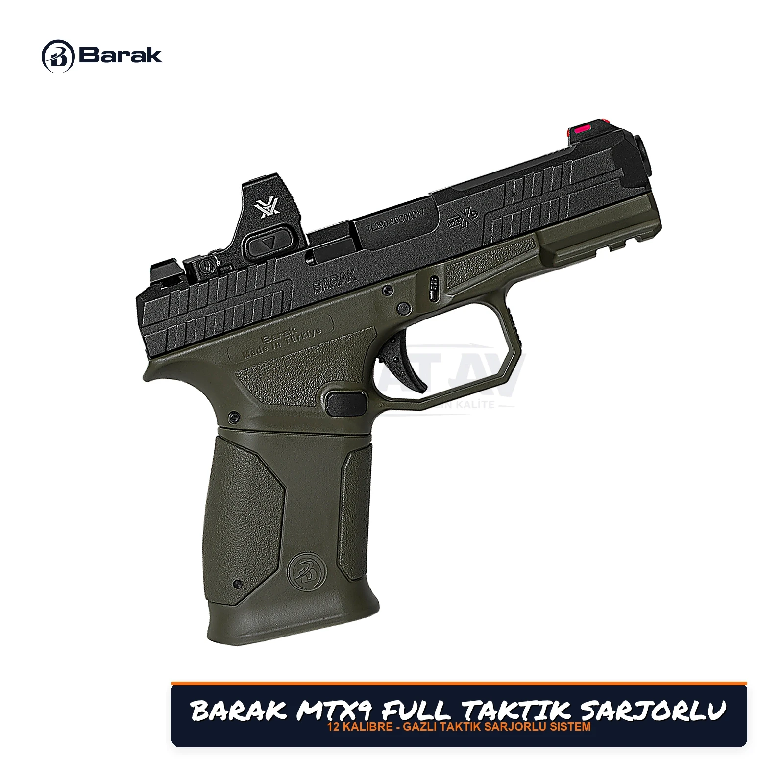 Barak MTX9 Full Taktik Şarjörlü Av Tüfeği
