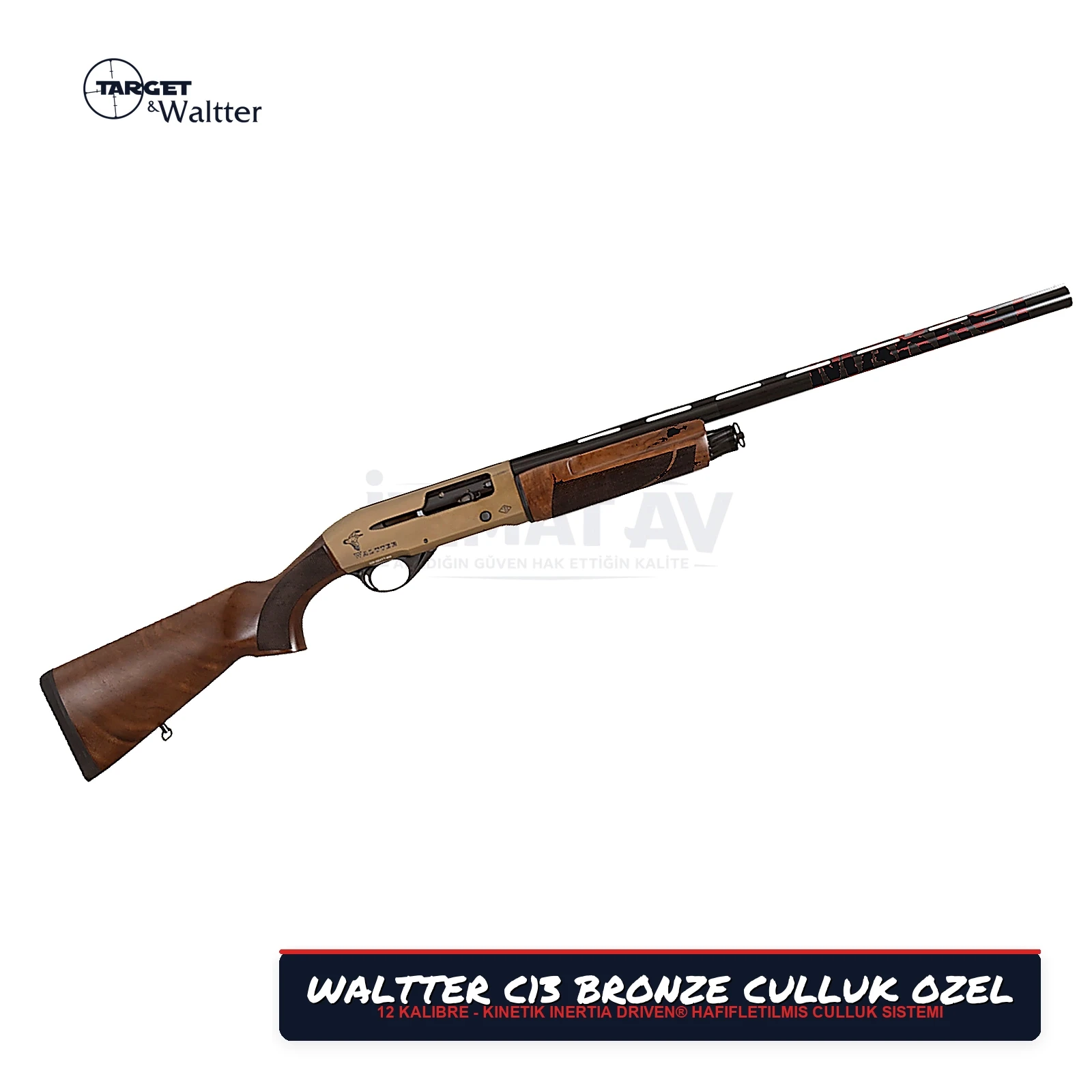 Waltter C13 Bronze Çulluk Özel Yarı Otomatik Av Tüfeği