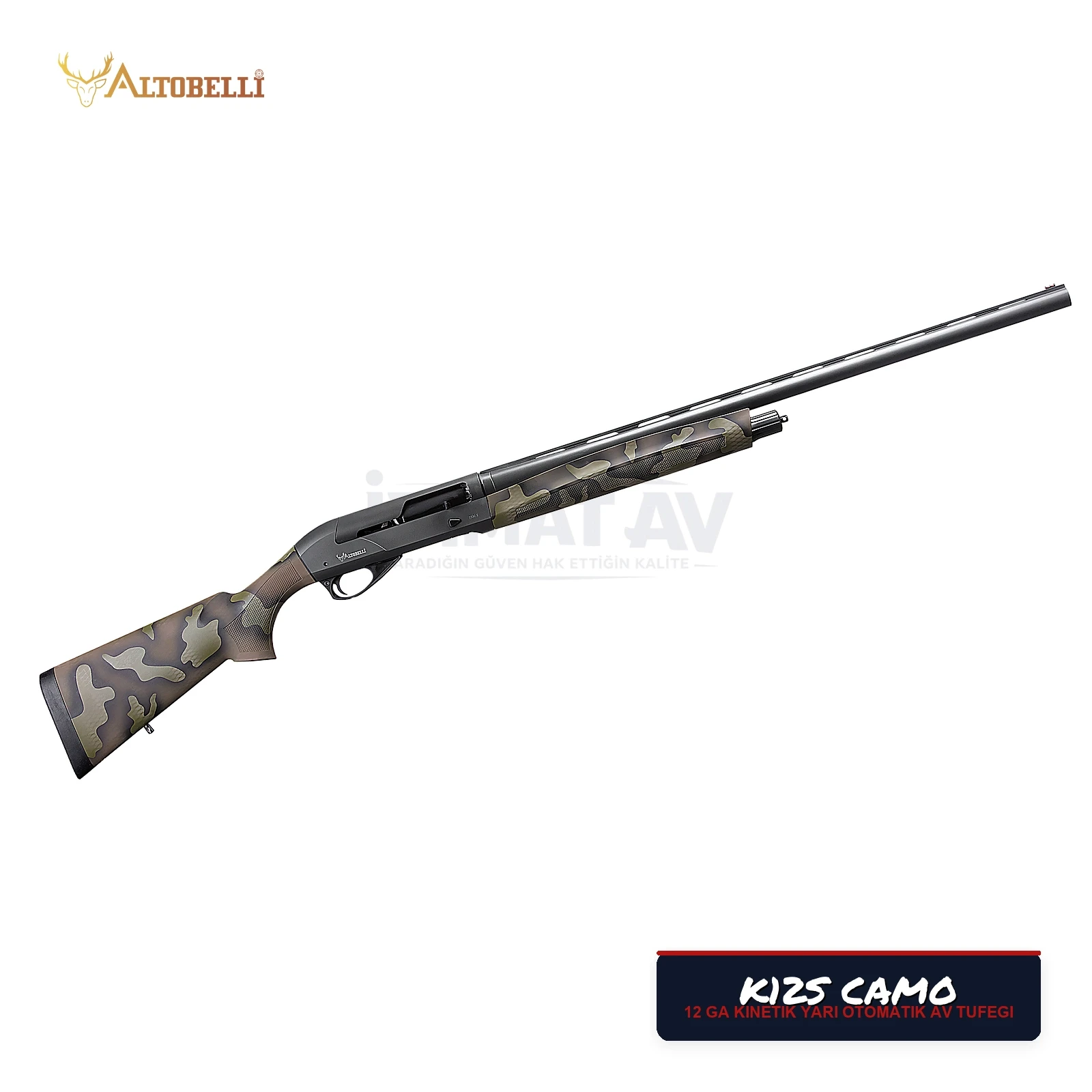 Altobelli K12S CAMO YARI OTOMATİK Av Tüfeği