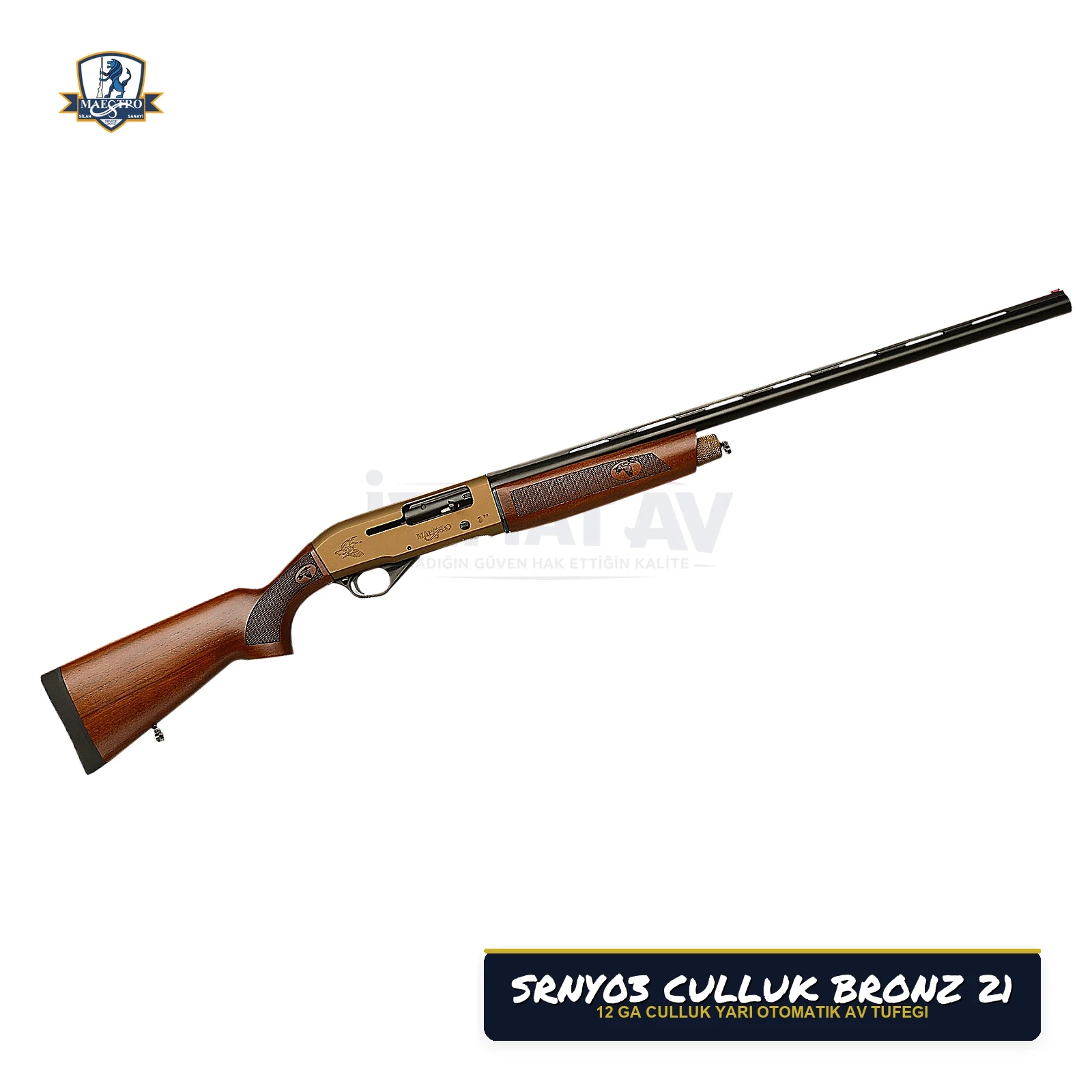 Maestro Arms SRNY03 Çulluk Bronz 21 YARI OTOMATİK Av Tüfeği