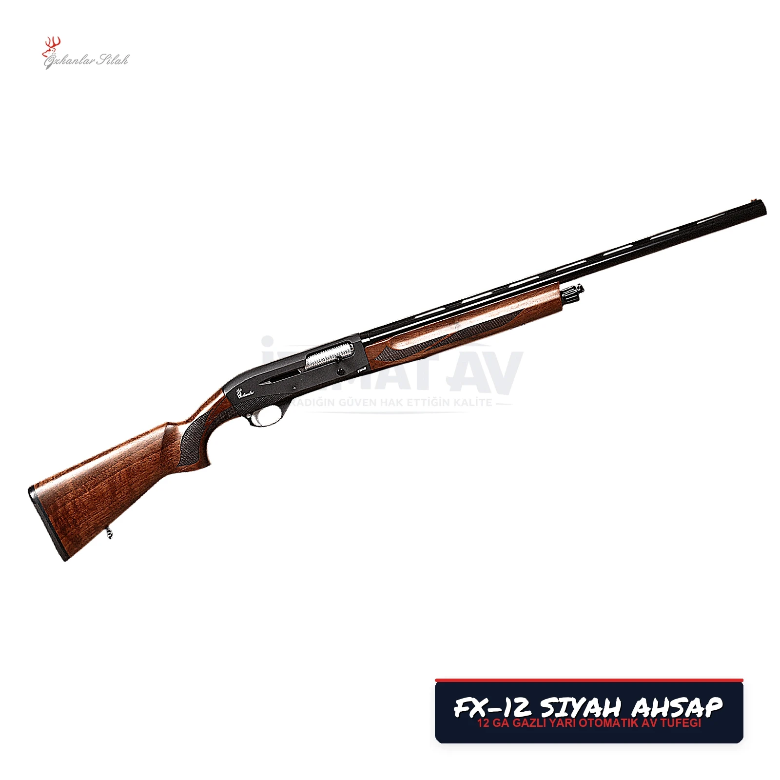 Özkanlar FX-12 Siyah Ahşap Yarı Otomatik Av Tüfeği