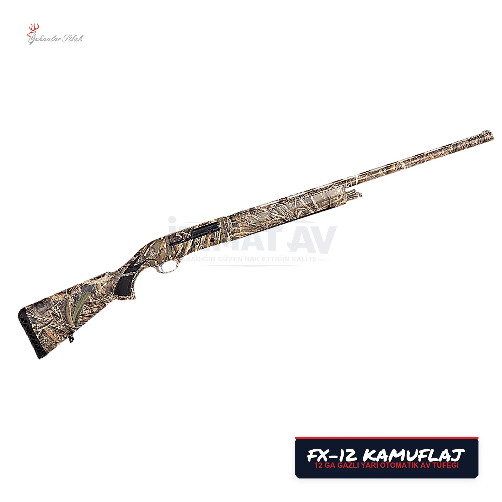 Özkanlar FX-12 Kamuflaj Yarı Otomatik Av Tüfeği