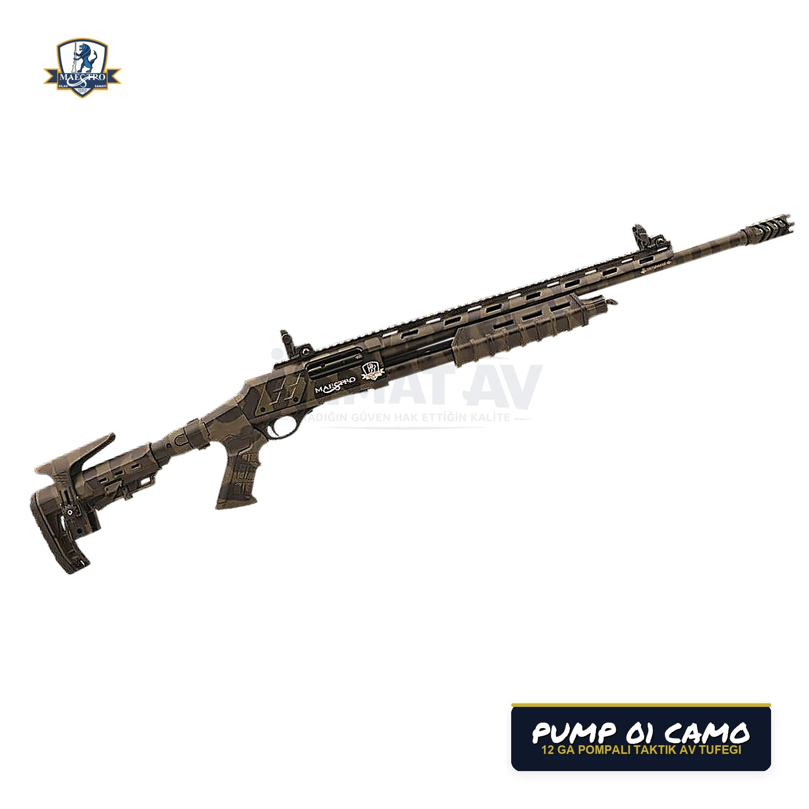 Maestro Arms Pump 01 Camo POMPALI Av Tüfeği