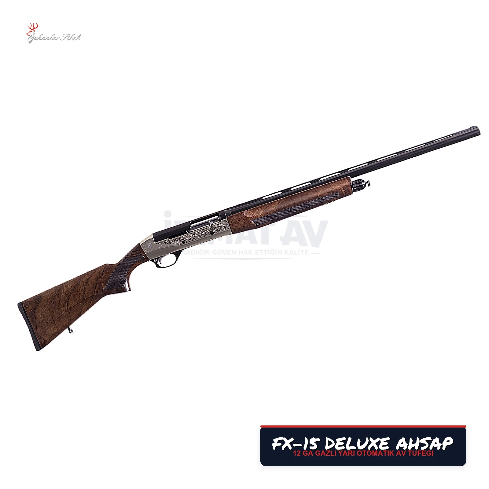 Özkanlar FX-15 Deluxe Ahşap Yarı Otomatik Av Tüfeği