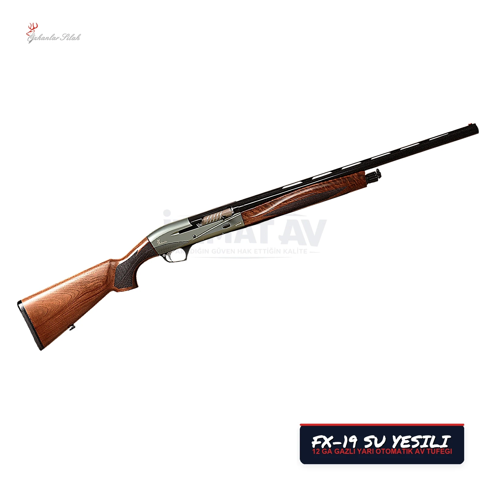 Özkanlar FX-19 Su Yeşili Cerakote Yarı Otomatik Av Tüfeği