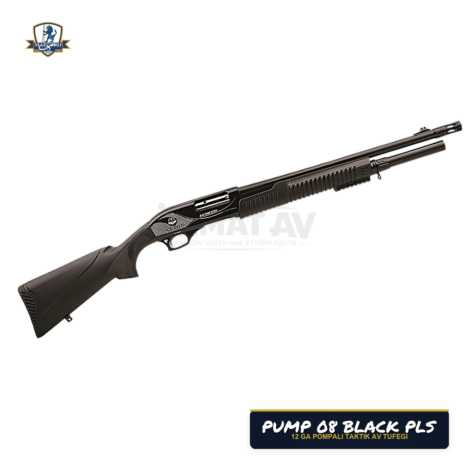 Maestro Arms Pump 08 Black Pls POMPALI Av Tüfeği