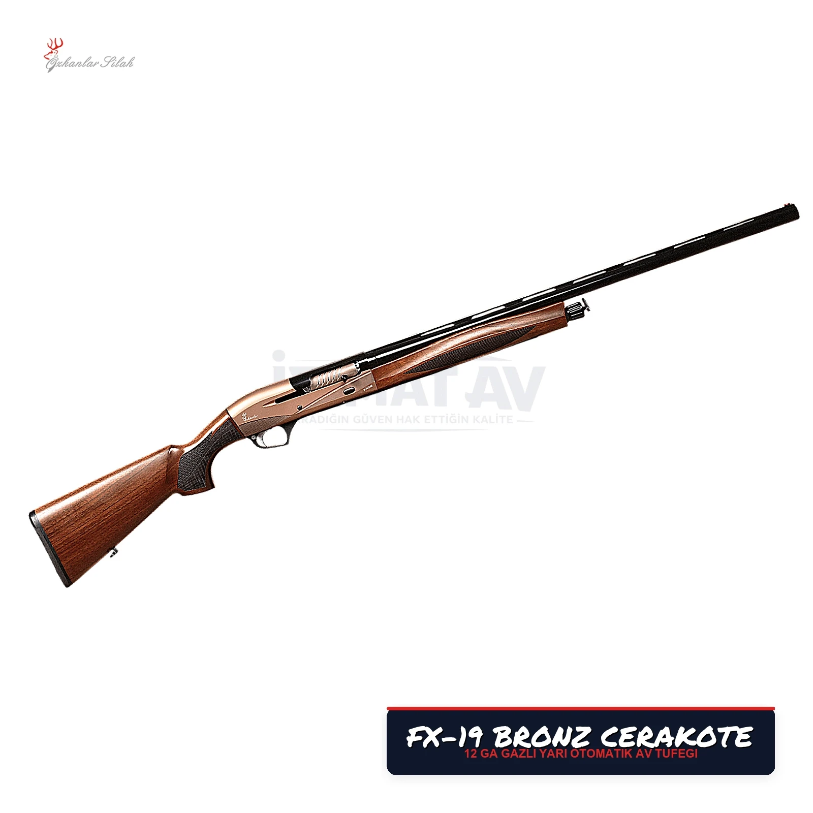 Özkanlar FX-19 Bronz Cerakote Yarı Otomatik Av Tüfeği