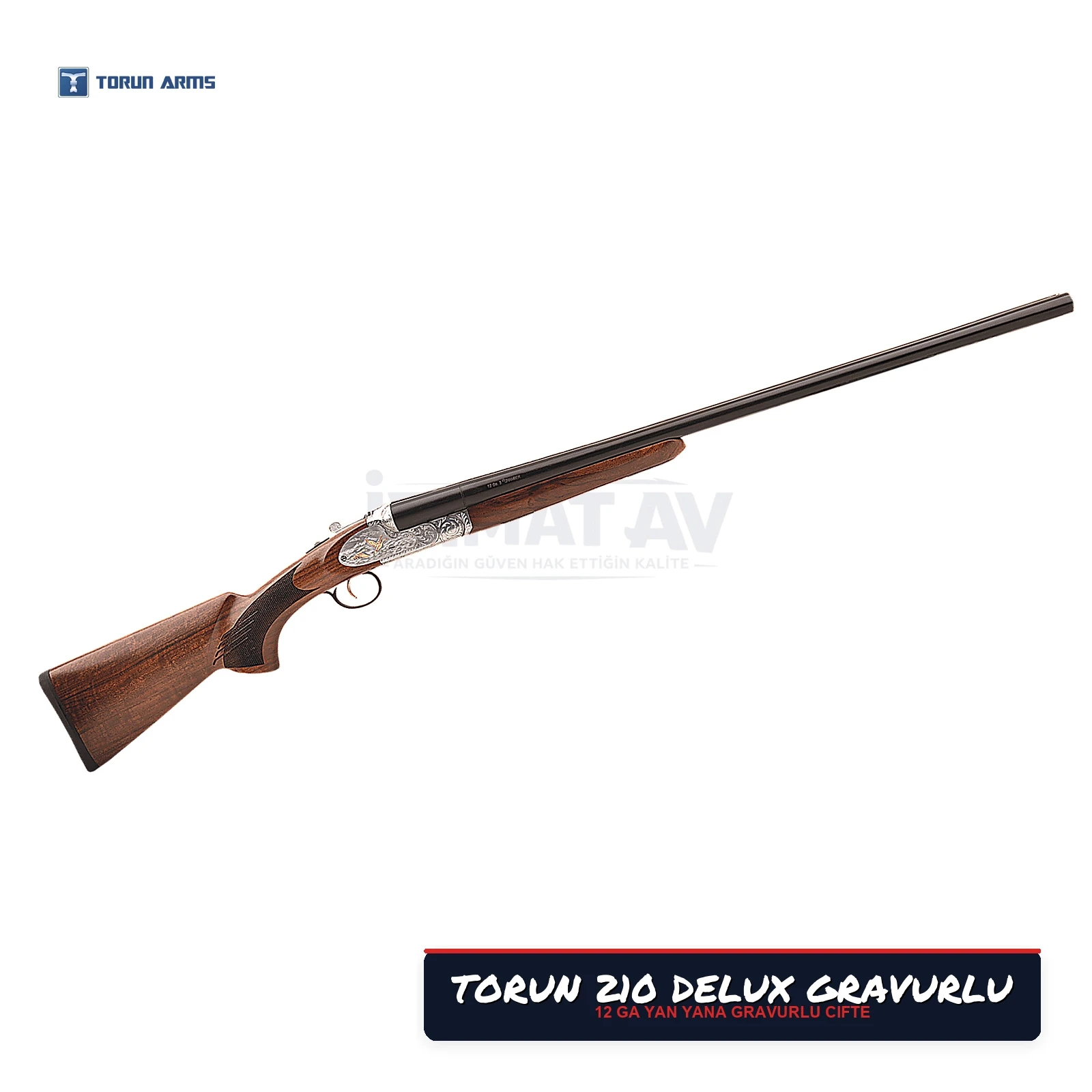 Torun Silah 210 Delux Gravürlü ÇİFTE Av Tüfeği
