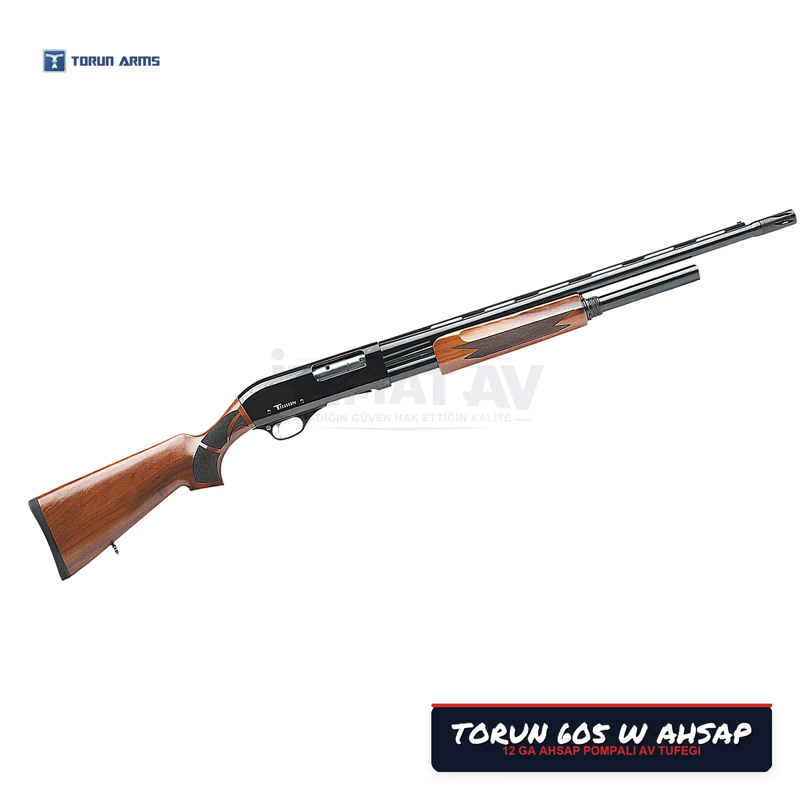 Torun Silah 605 W Ahşap POMPALI Av Tüfeği