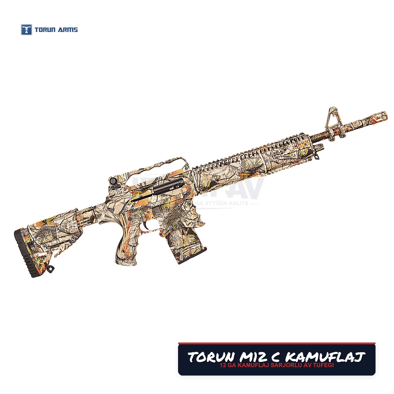 Torun Silah M12 C Kamuflaj ŞARJÖRLÜ Av Tüfeği