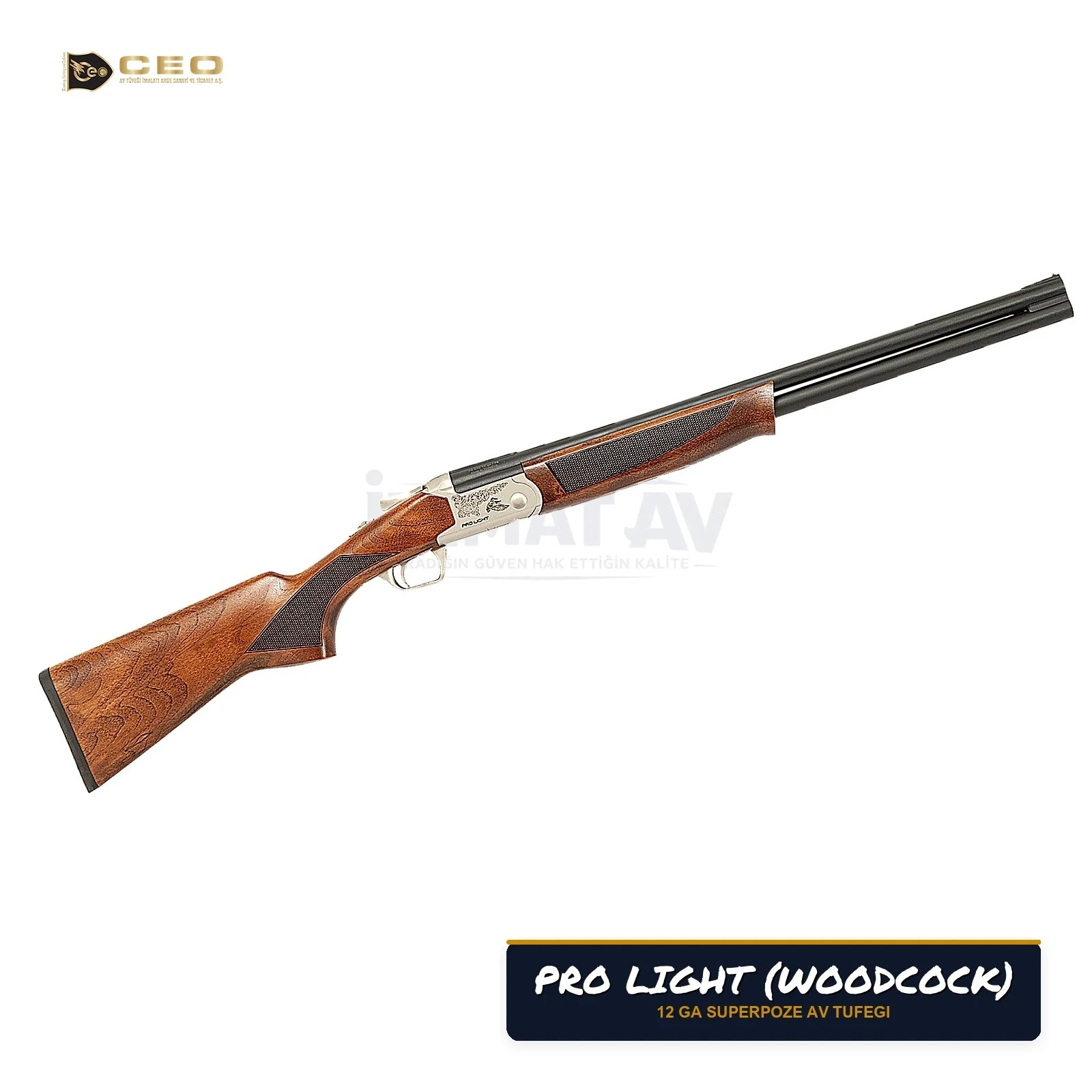 CEO Arms PRO LIGHT WOODCOCK 12 Kalibre Süperpoze Av Tüfeği