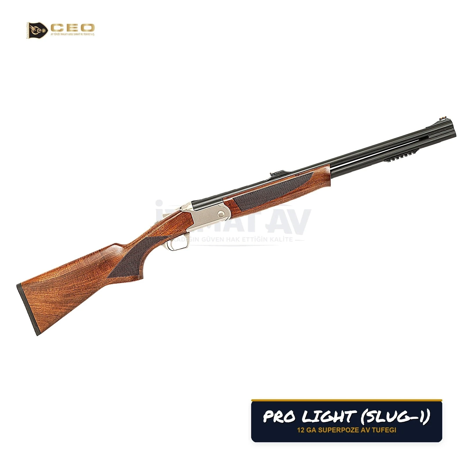 CEO Arms PRO LIGHT SLUG-1 12 Kalibre Süperpoze Av Tüfeği