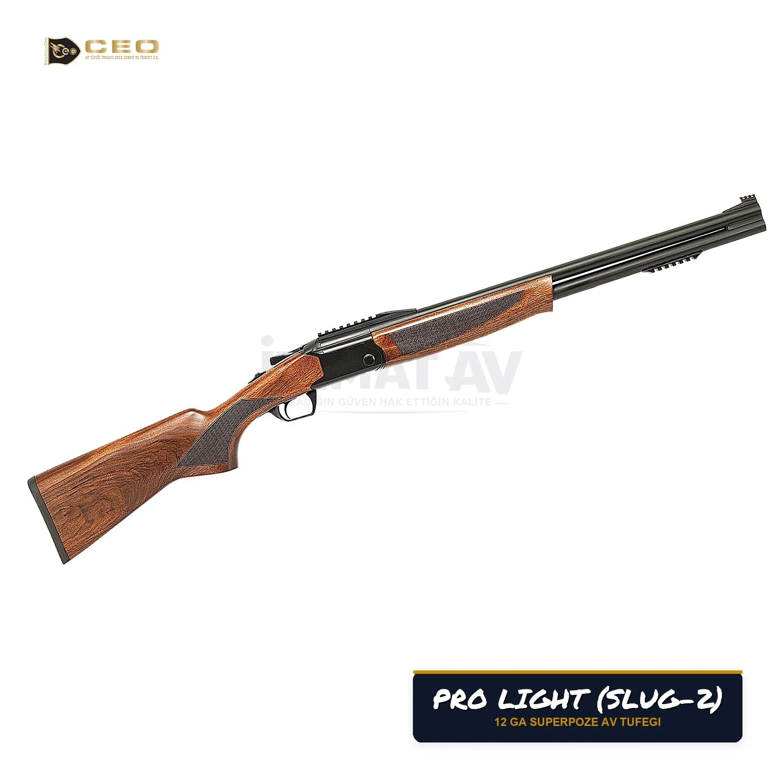 CEO Arms PRO LIGHT SLUG-2 12 Kalibre Süperpoze Av Tüfeği