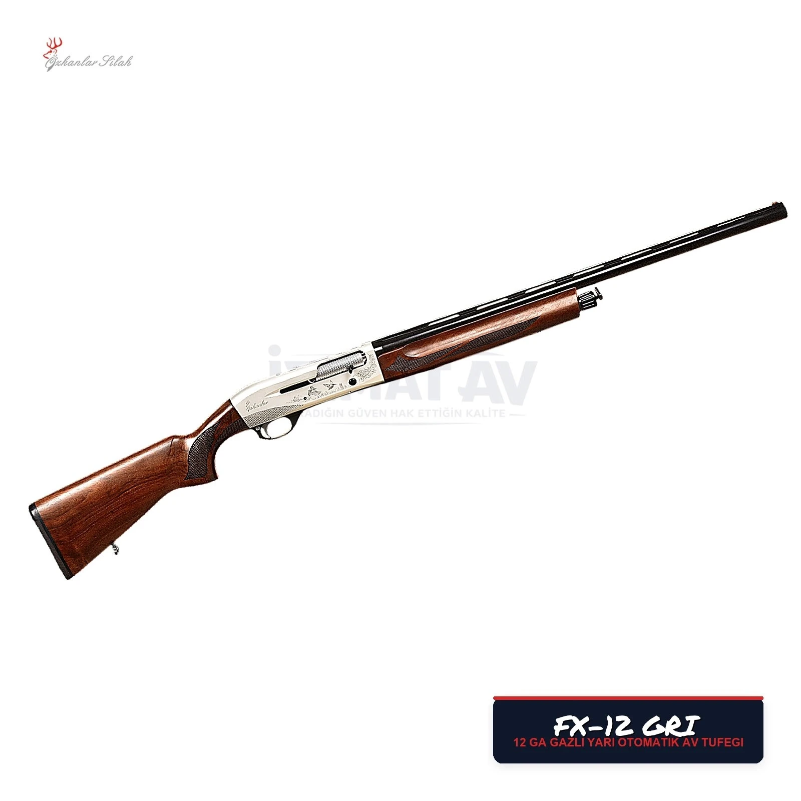 Özkanlar FX-12 Gri 12 Kalibre Yarı Otomatik Av Tüfeği