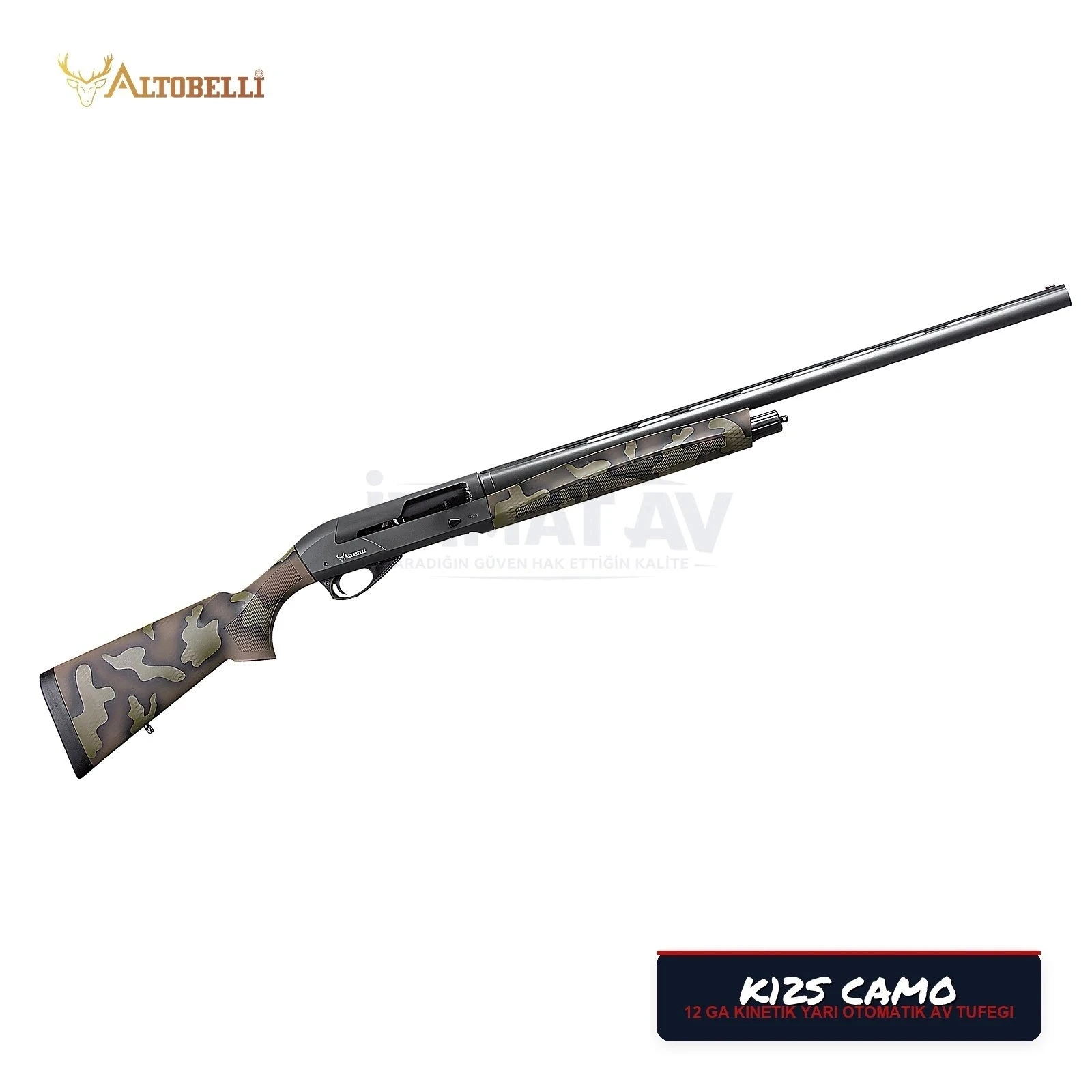 Altobelli Arms K12S CAMO 12 Kalibre Yarı Otomatik Av Tüfeği