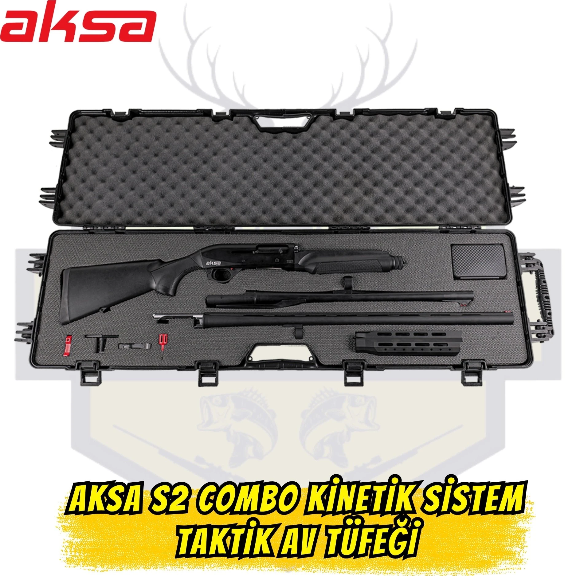 Aksa S2 Combo Kinetik Sistem Taktik Av Tüfeği - 12 Kalibre (Yarı Otomatik)